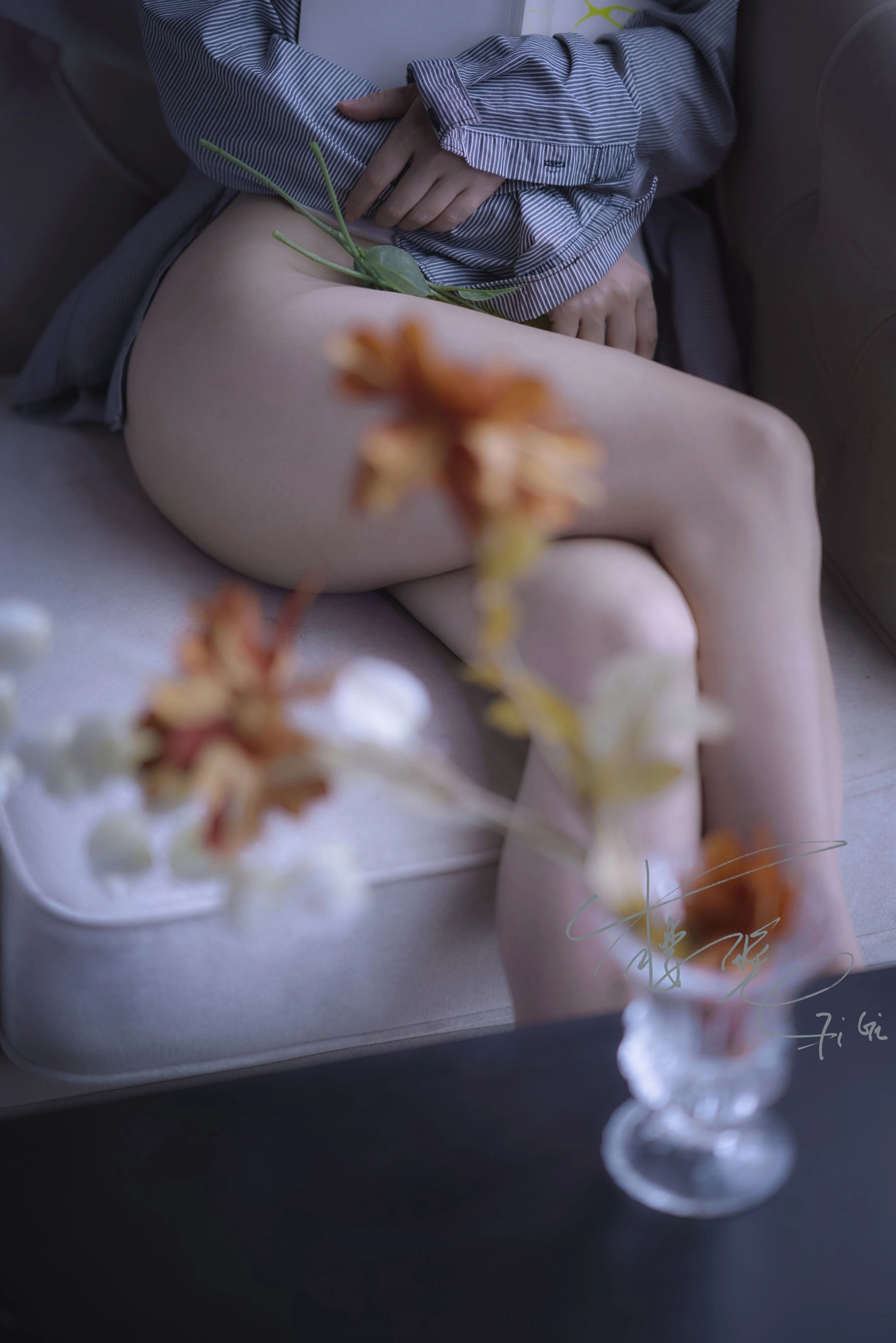 网络红人樱晚gigi – 你的衬衫插图6