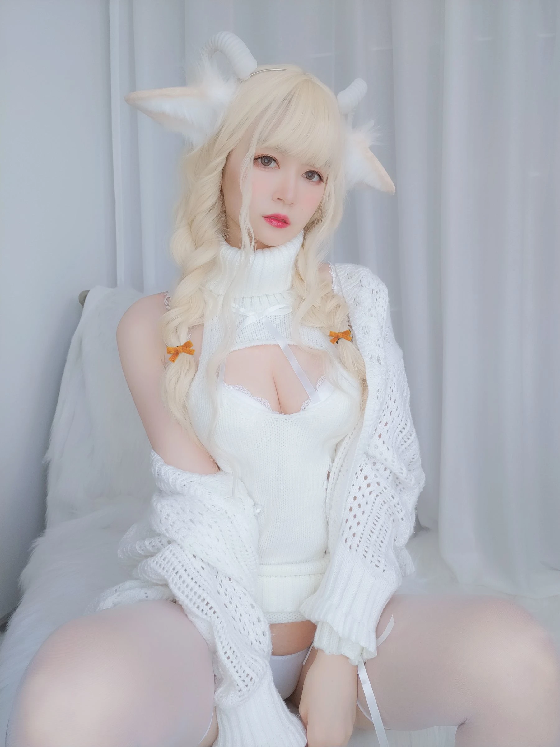 Coser小姐姐白银 – 小白羊插图8