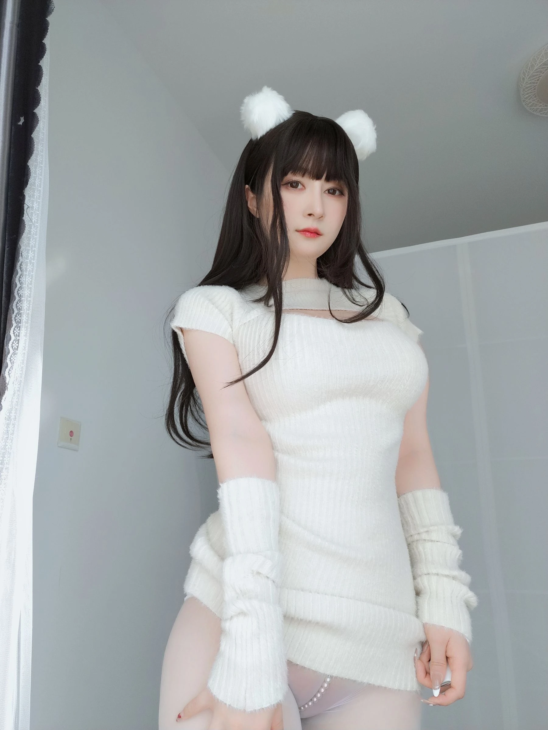 Coser小姐姐白银 – 白い真珠插图6