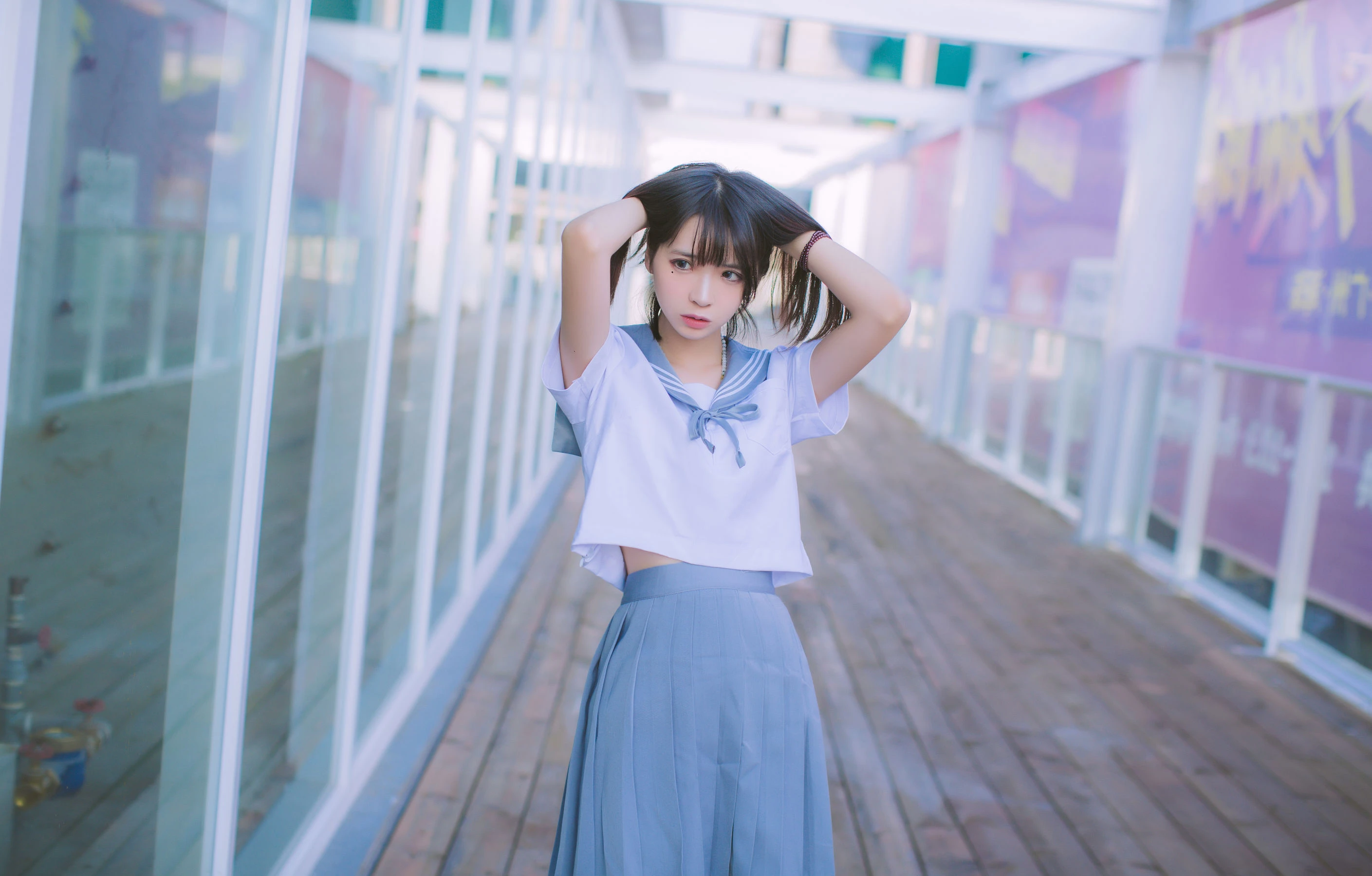 疯猫ss 海边蓝白水手服高清在线欣赏-撸撸奈子