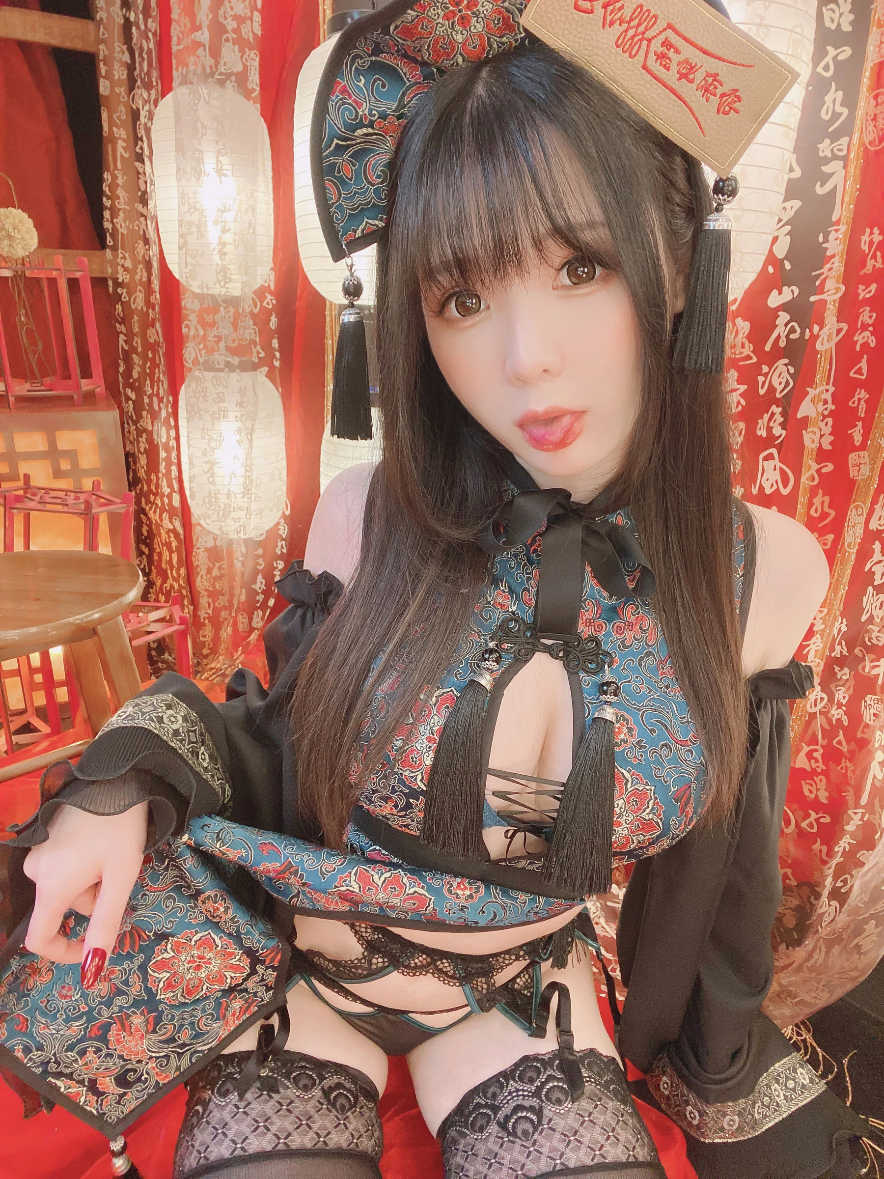 微博妹纸霜月shimo – キョンシーちゃん自撮り [20P]插图4