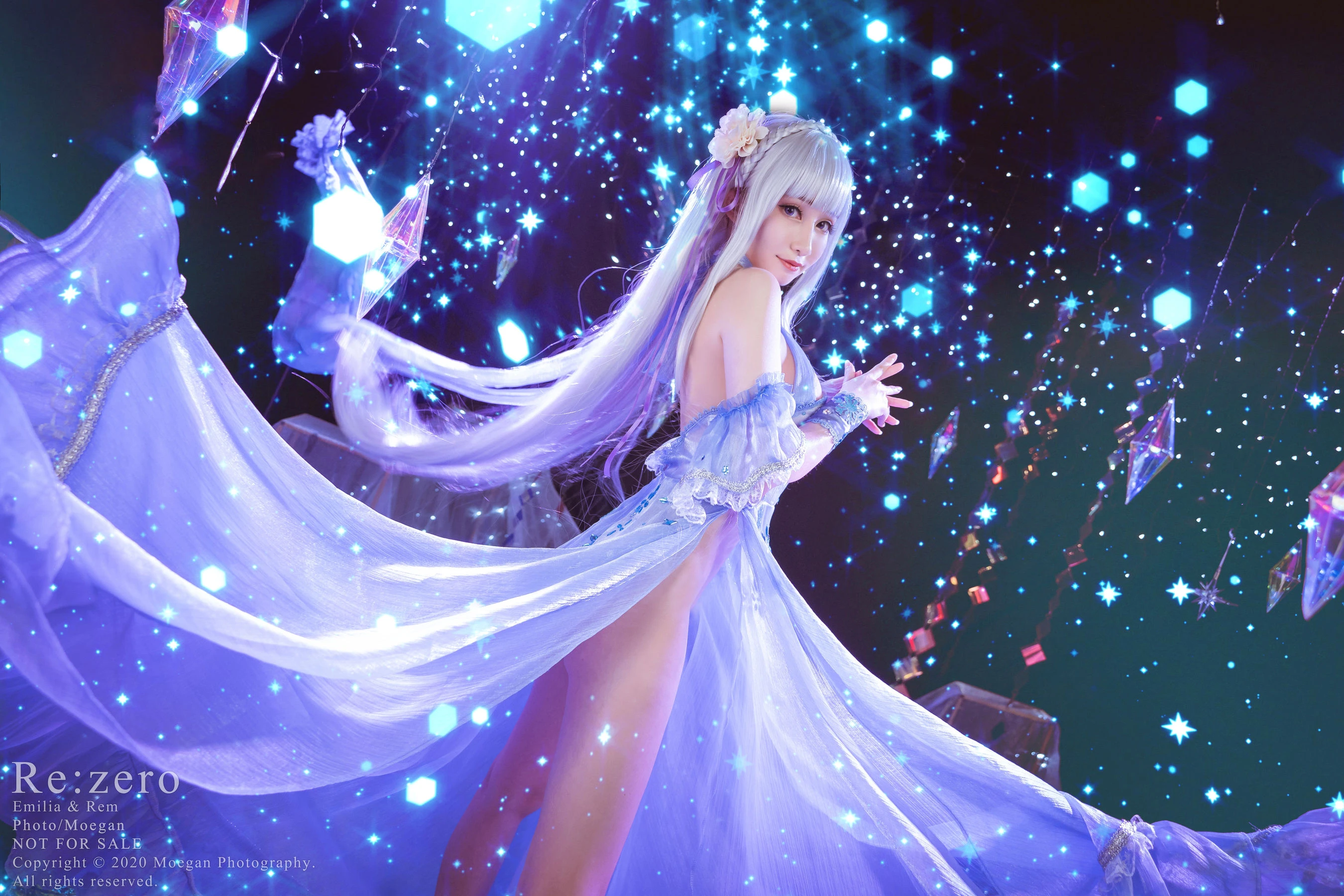 Miyana咪呀&紫玥桃 – 水晶连衣裙插图4