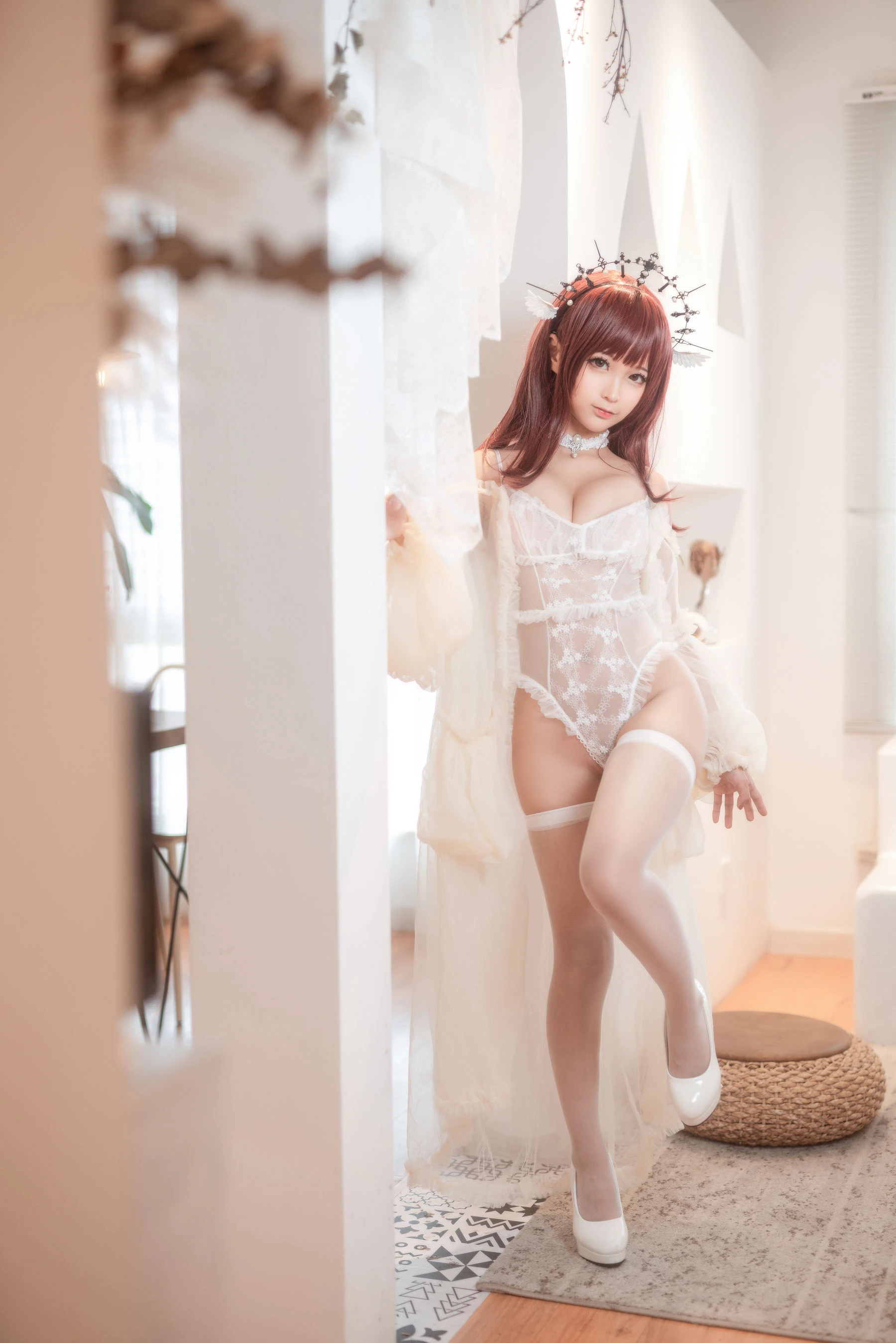 动漫博主蠢沫沫 – 火天使 [40P]插图1