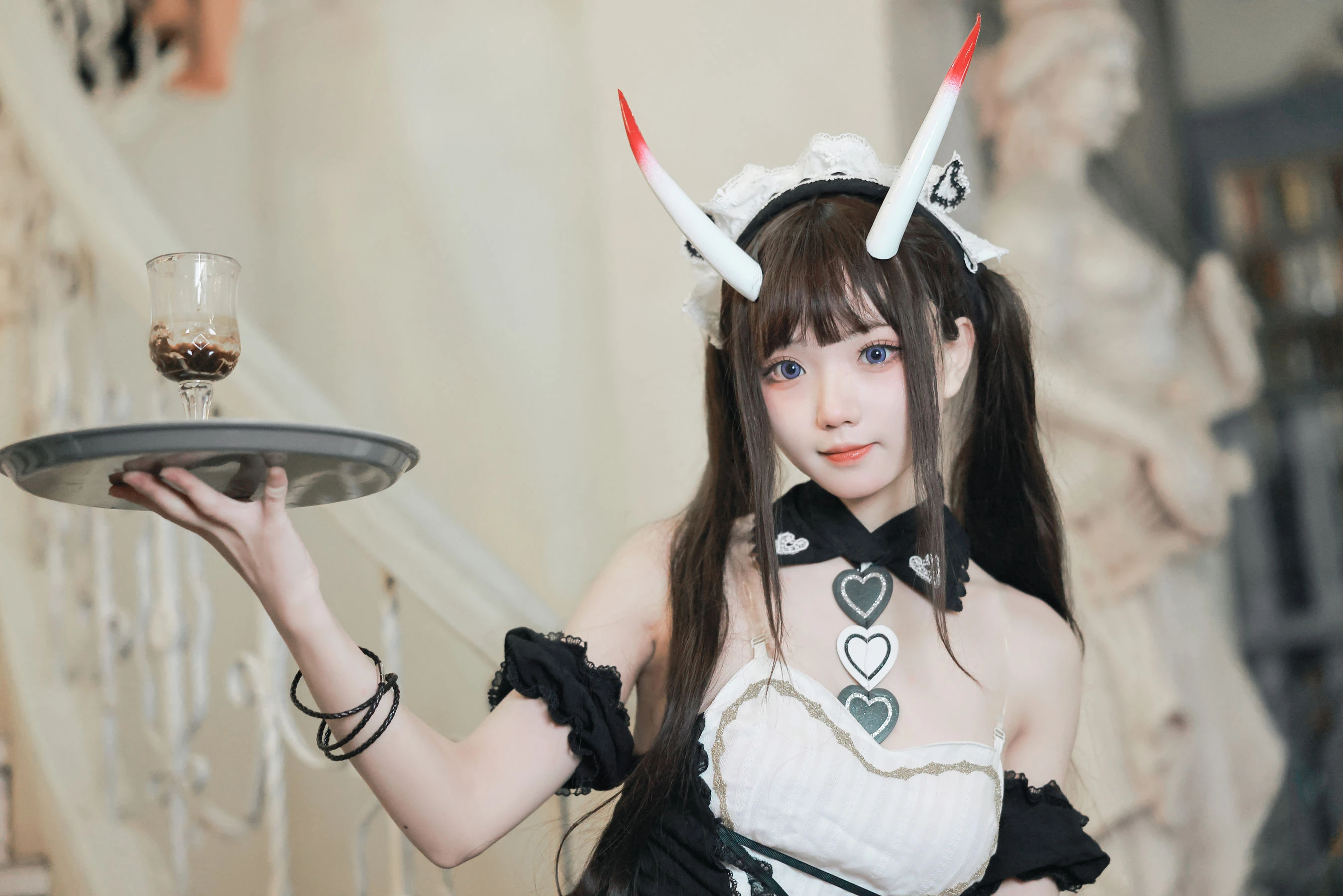 花柒Hana – 能代女仆 [21P]插图1
