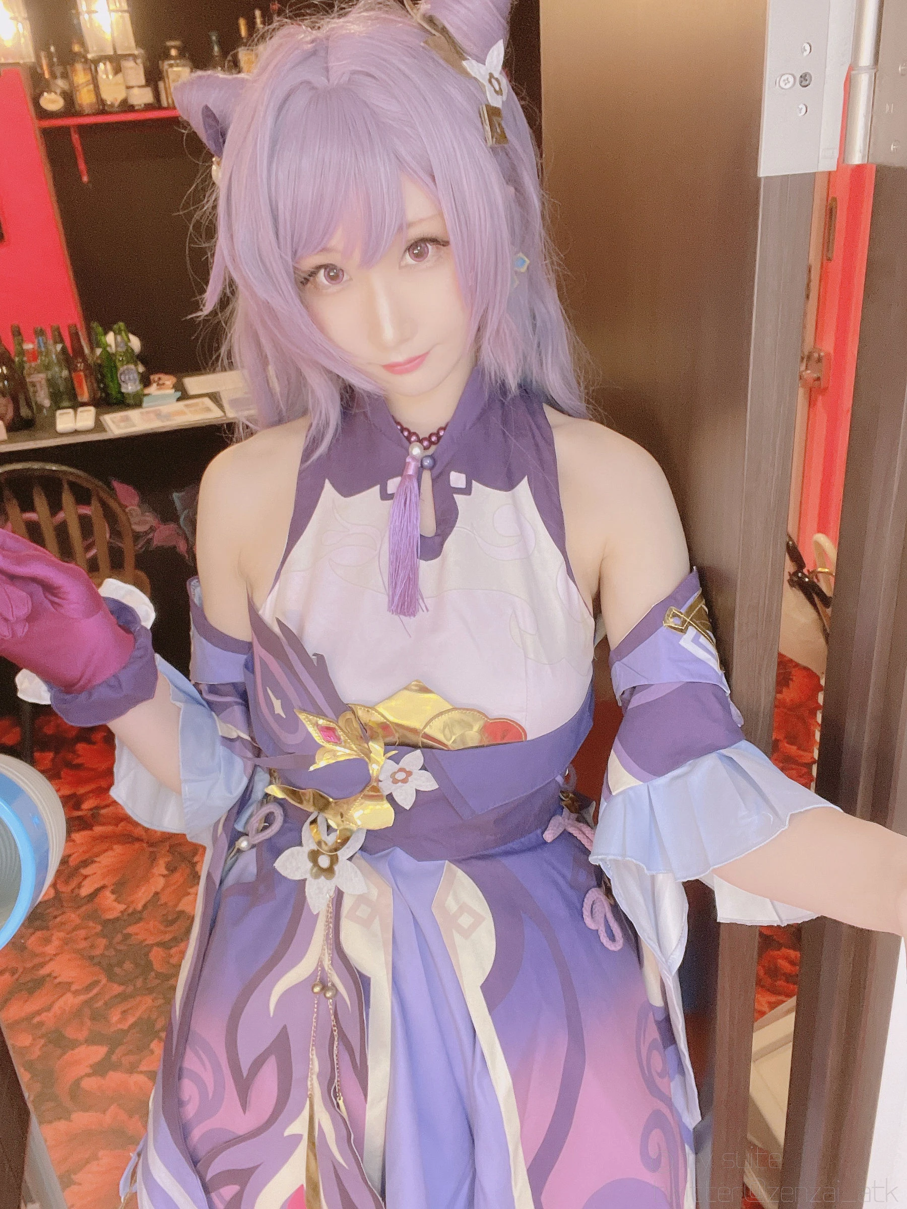 (Cosplay)[my suite] Atsuki あつき – Keqing 刻晴 (Genshin Impact)插图6