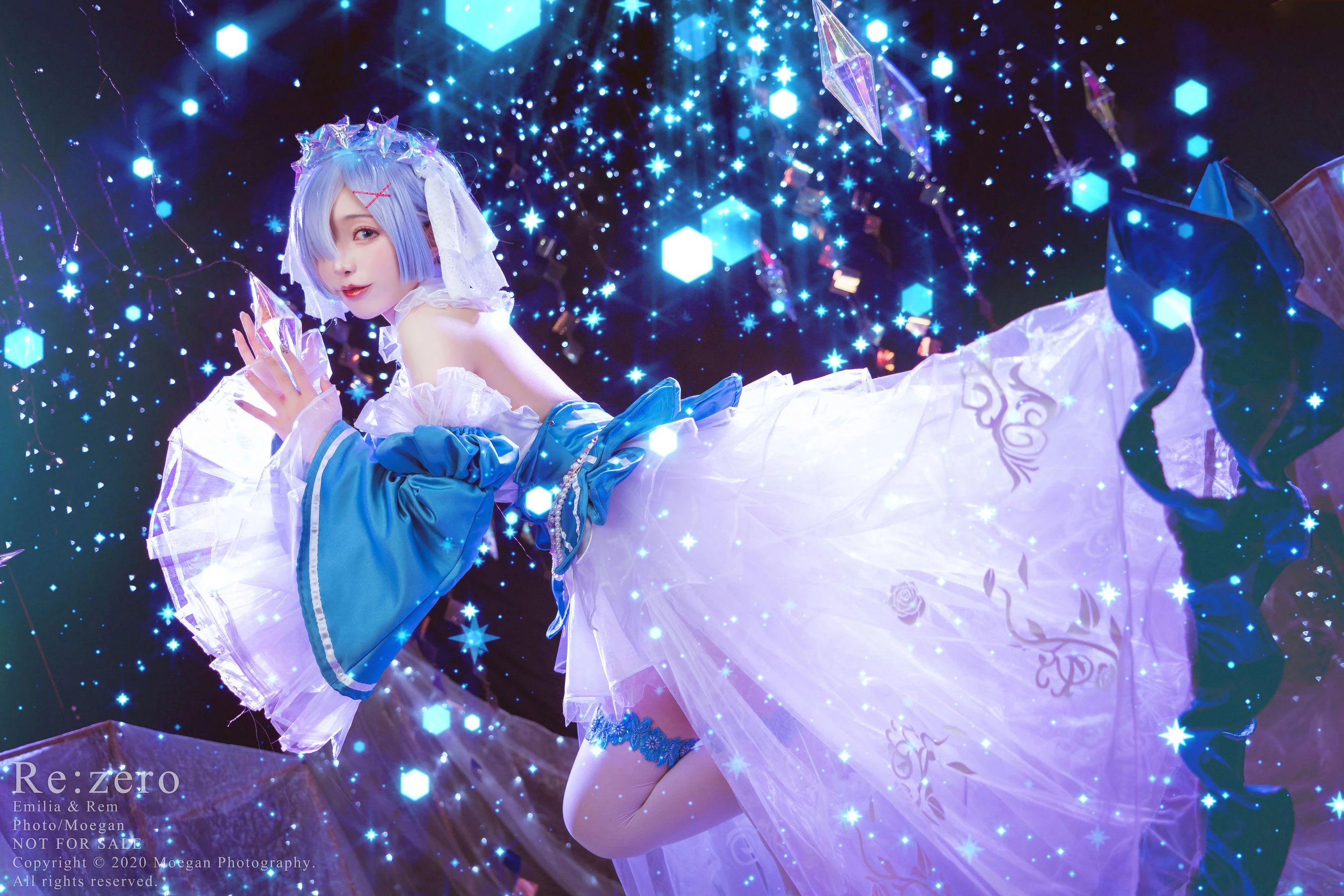 Miyana咪呀&紫玥桃 – 水晶连衣裙插图7