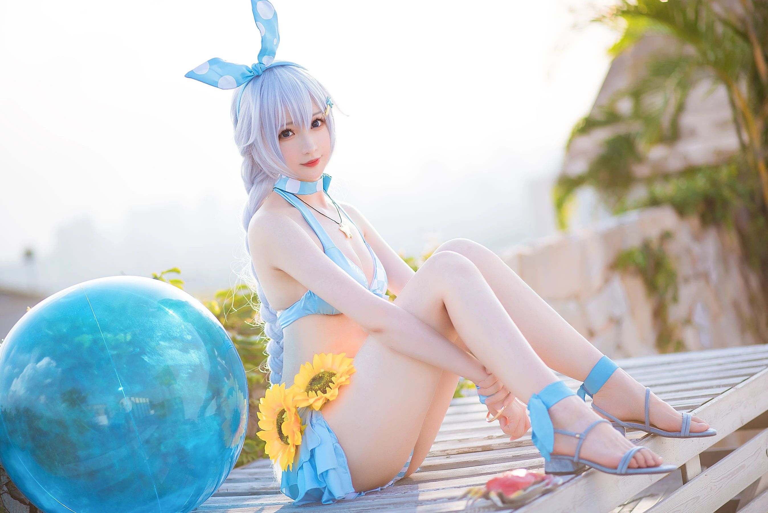 Coser小姐姐南宫 – 琪亚娜泳装 [21P]插图4