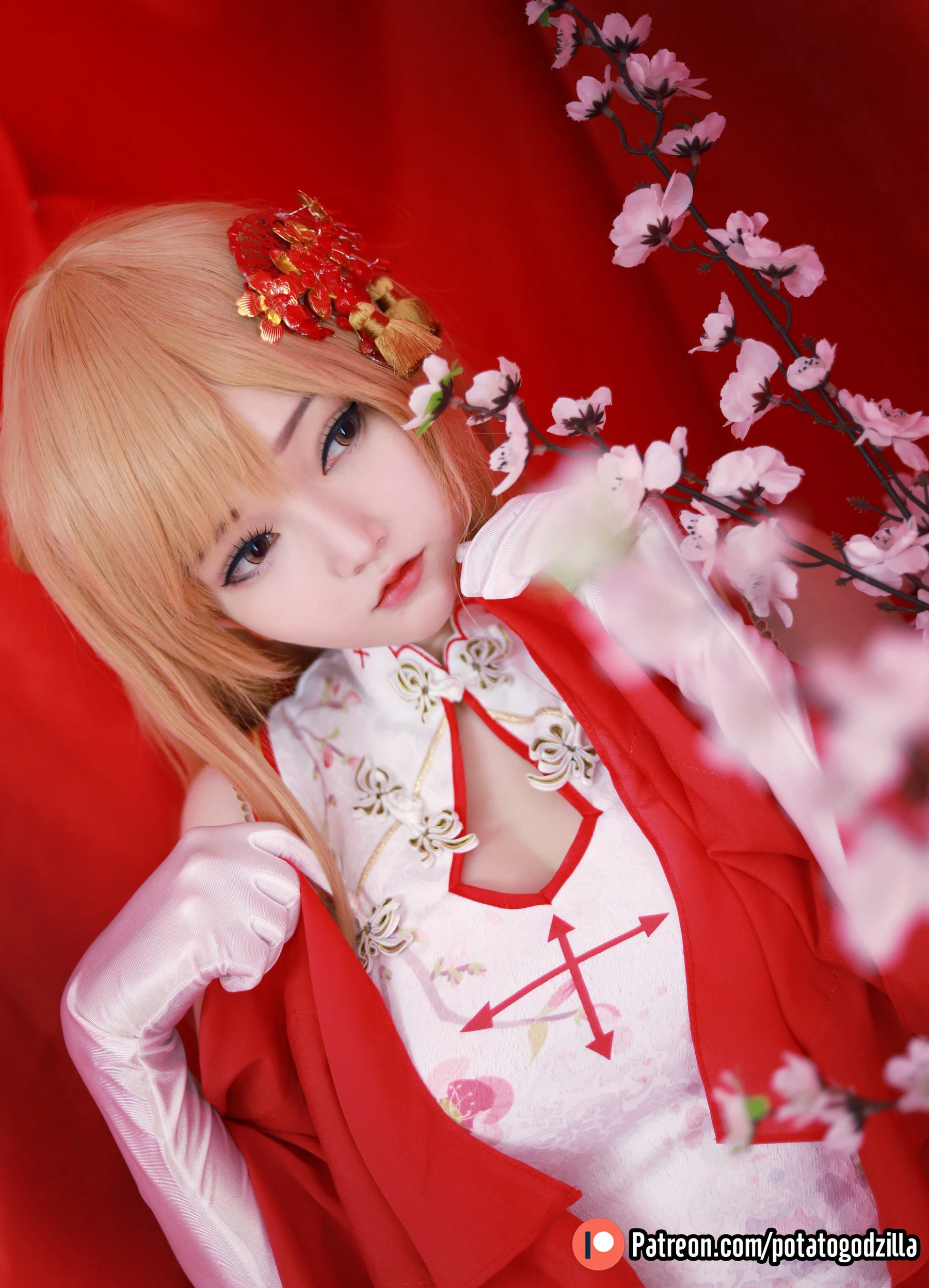 Potato Godzilla – Asuna Yuuki Qipao [53P]插图5