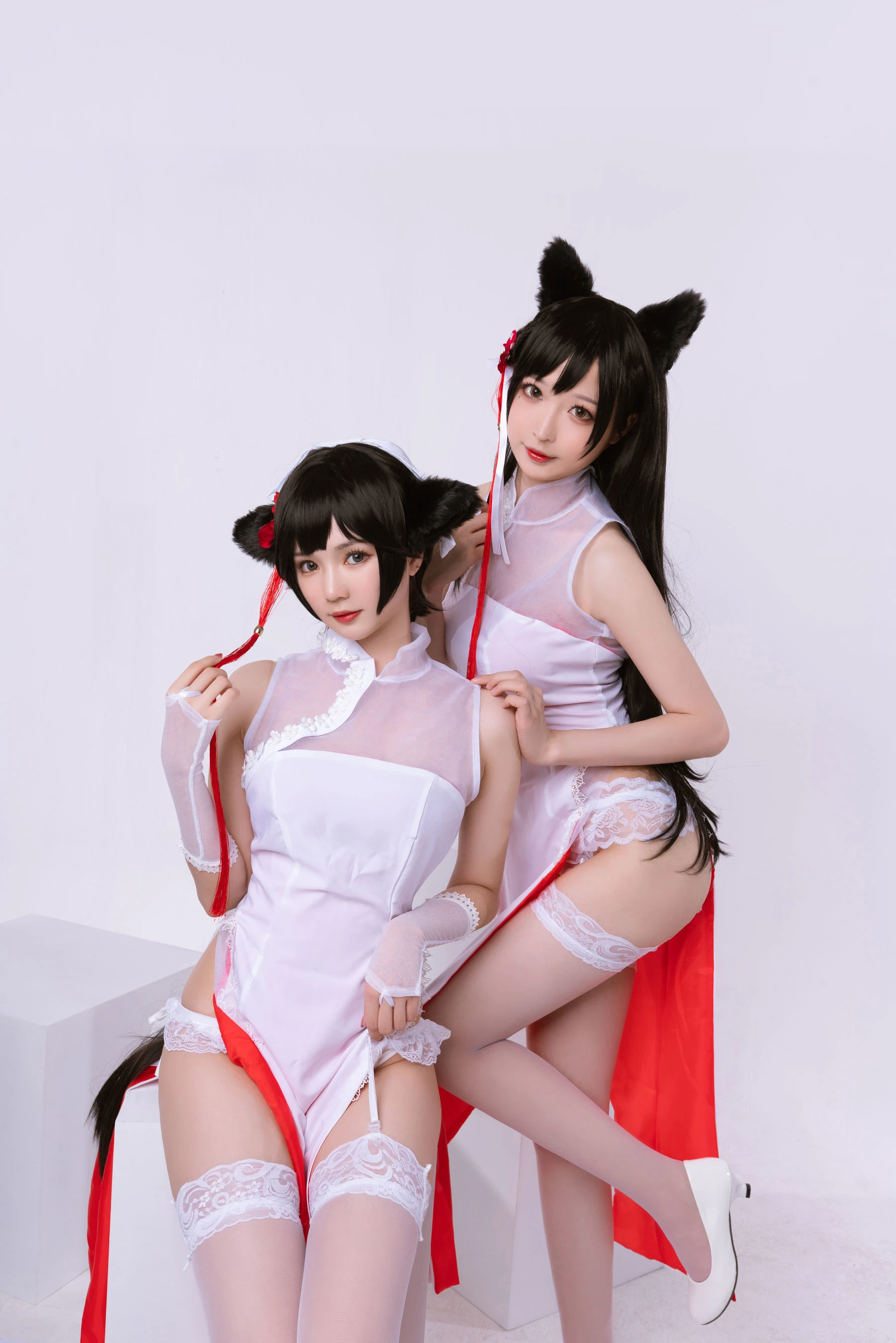 南宫 – 高雄爱宕旗袍 南宫牙妹双人高清在线欣赏-撸撸奈子