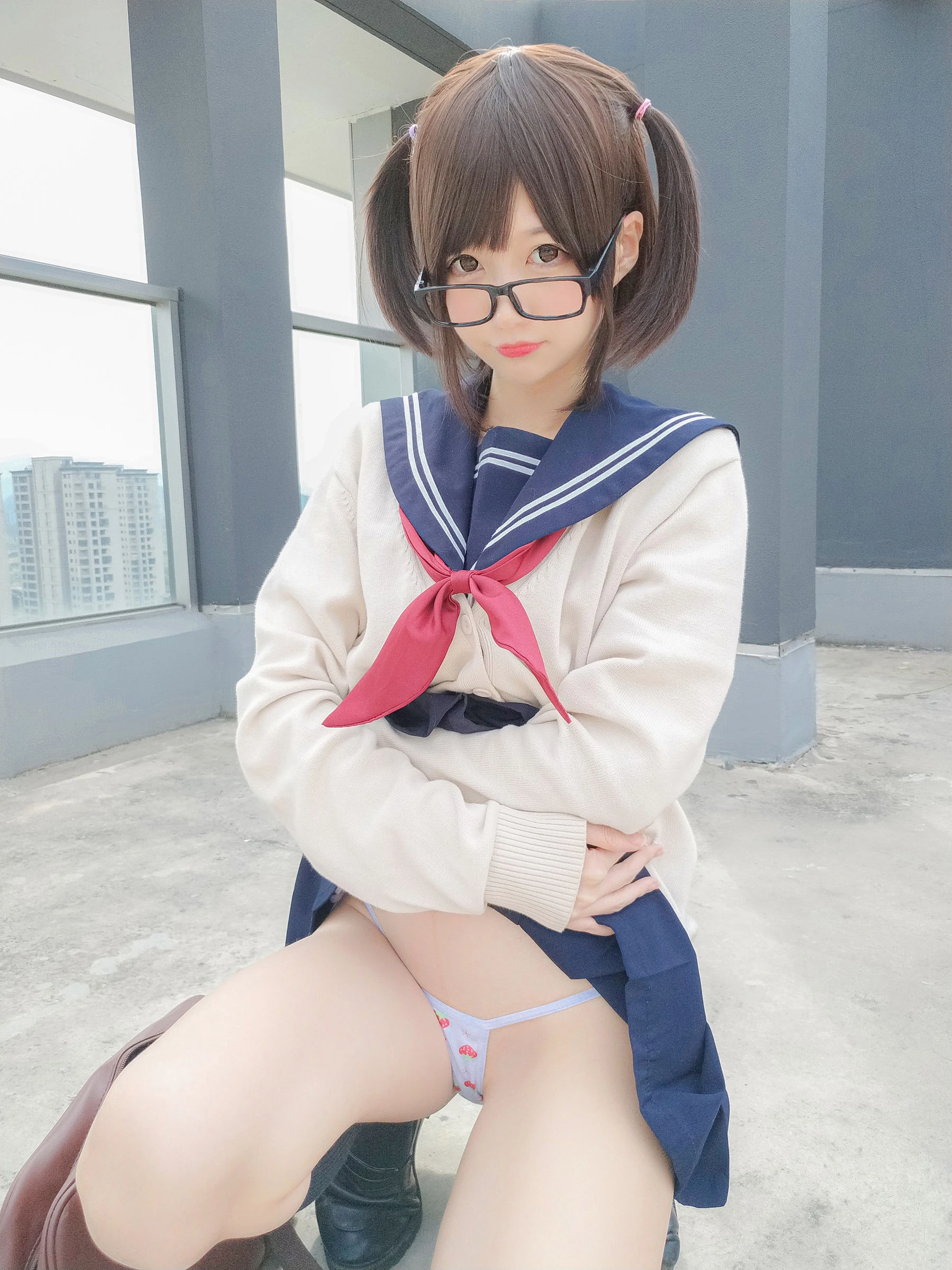 NAGISA魔物喵 – 海军JK风插图6