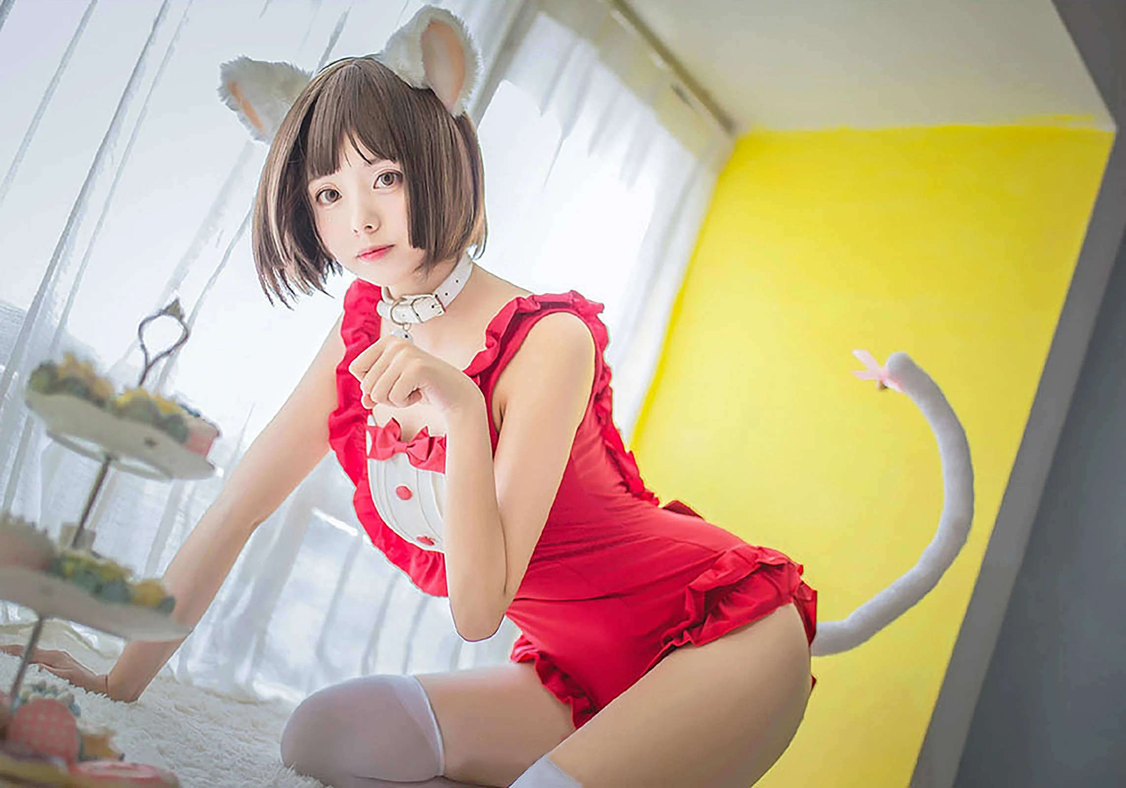 萌系小野妹子w – 猫系泳衣+魔法少女伊莉雅 [23P]插图5