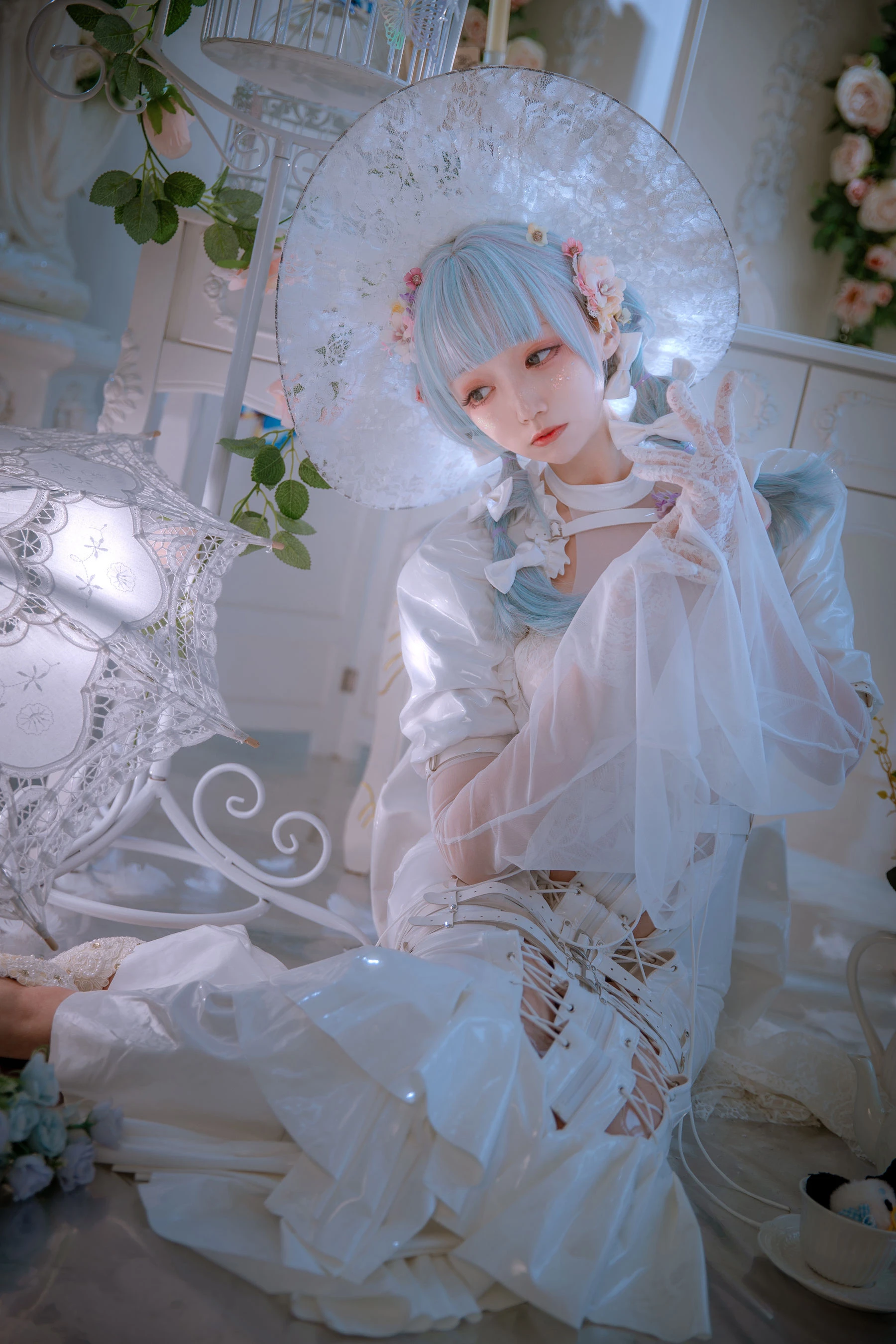 小野寺地瓜 – 纯白魔女 [15P]插图1