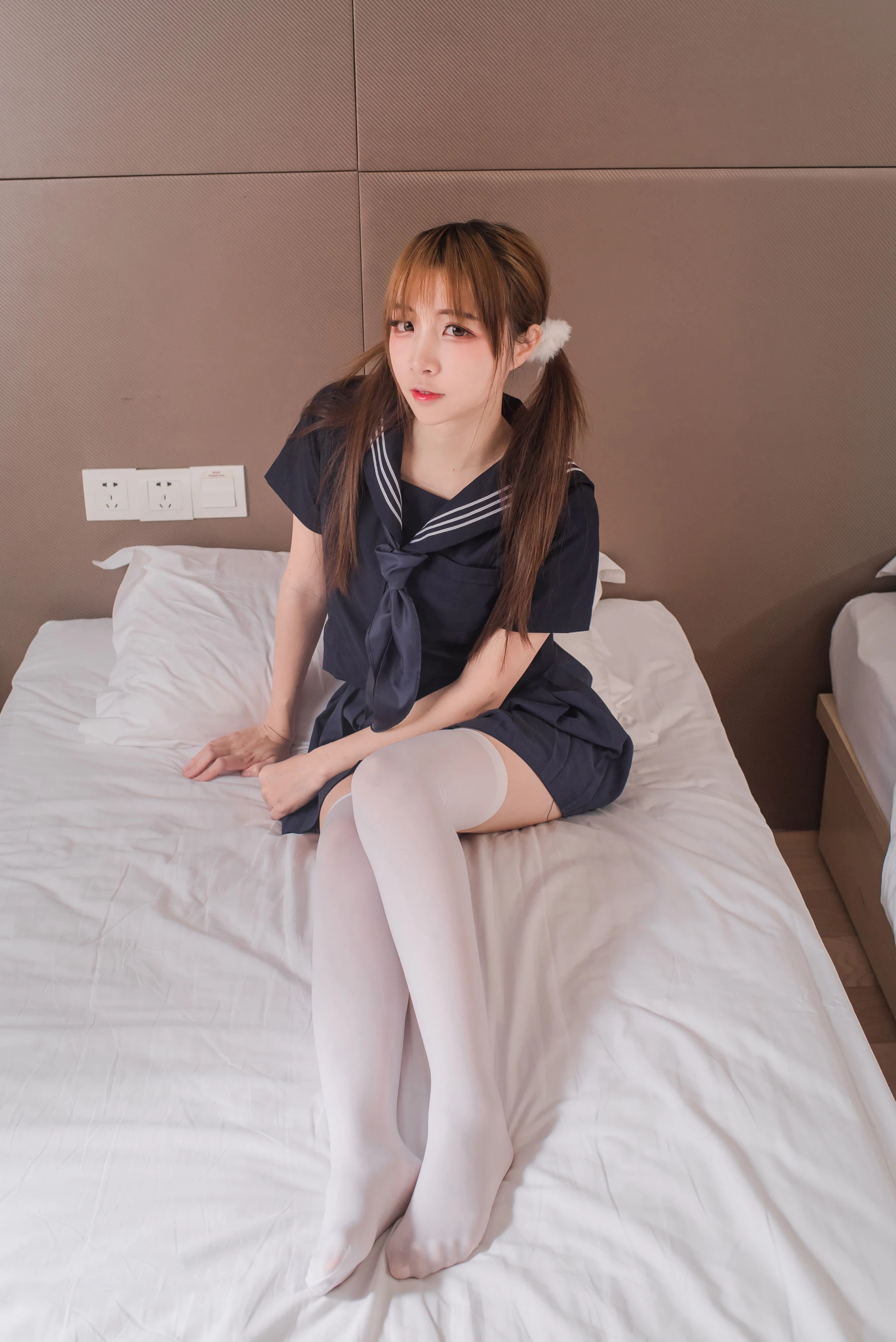 人气Coser二佐Nisa 制服黑三本 [42P]插图3