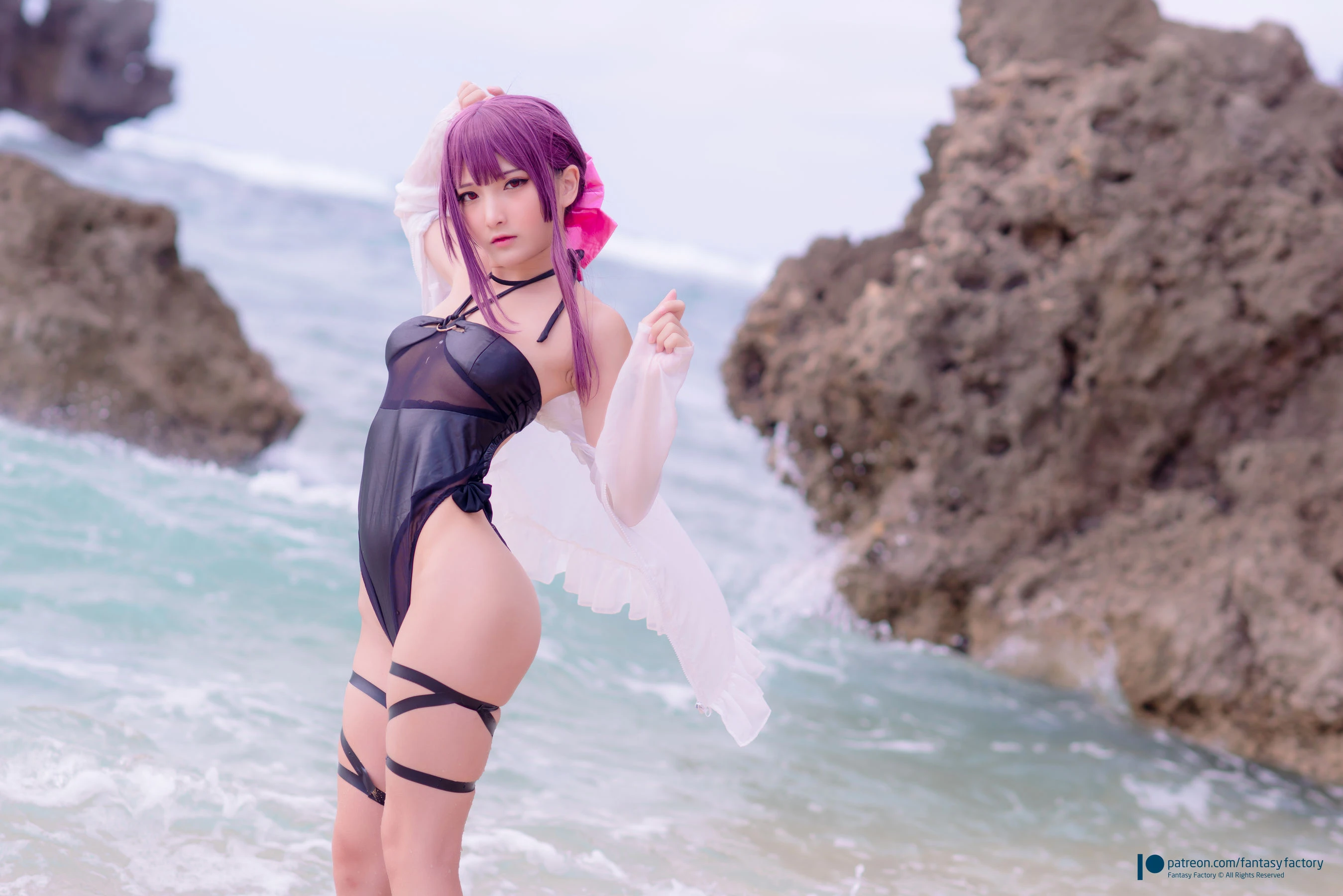 [Fantasy Factory] 小丁Cosplay – 海滩风情插图6
