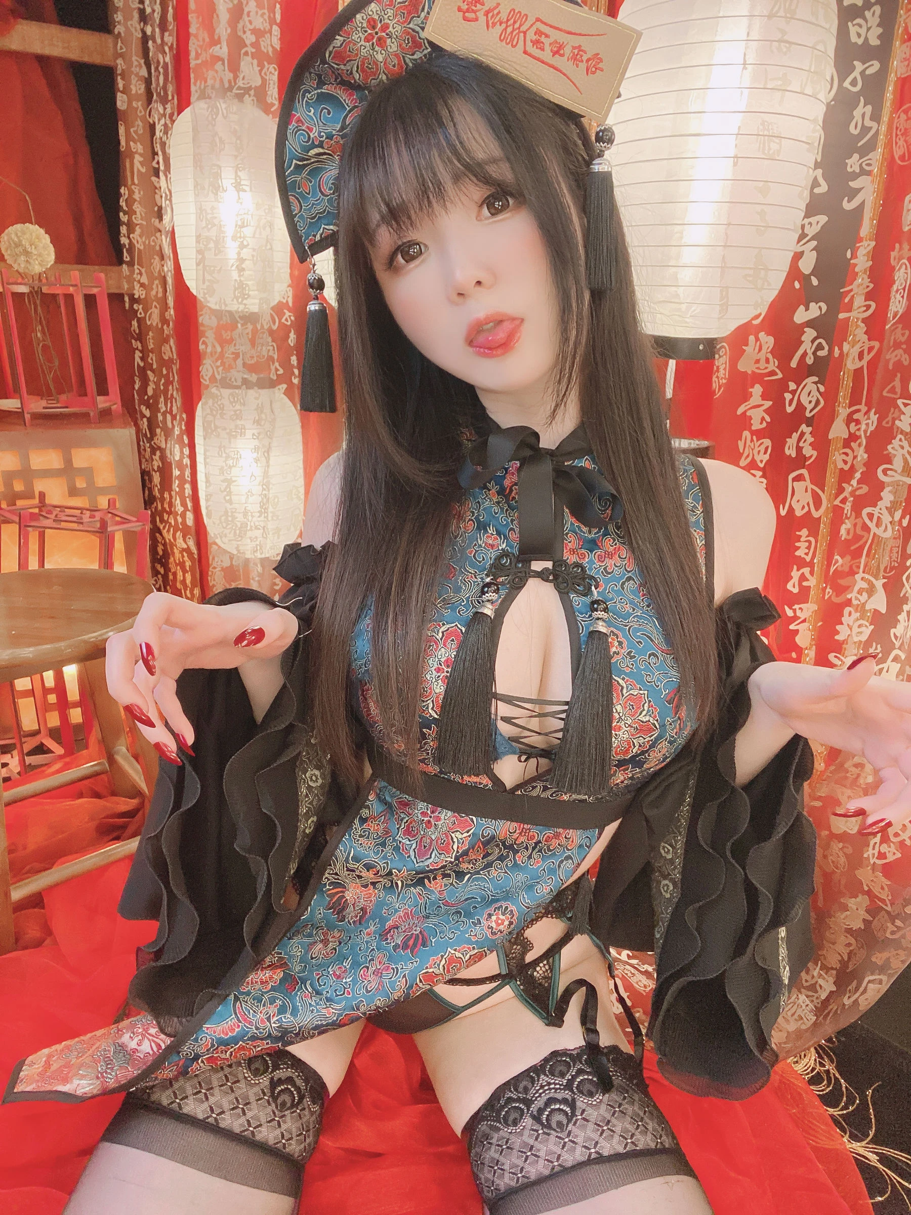 微博妹纸霜月shimo – キョンシーちゃん自撮り [20P]插图2