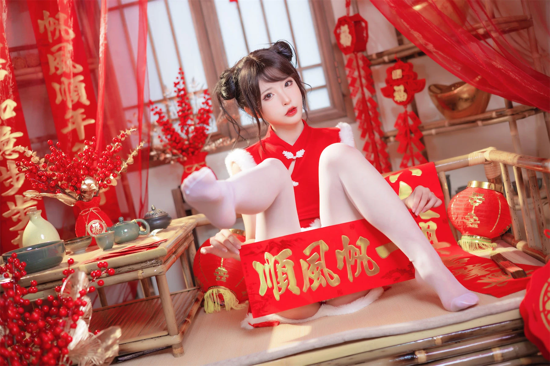 清水由乃 – 新年旗袍 [77P]插图2