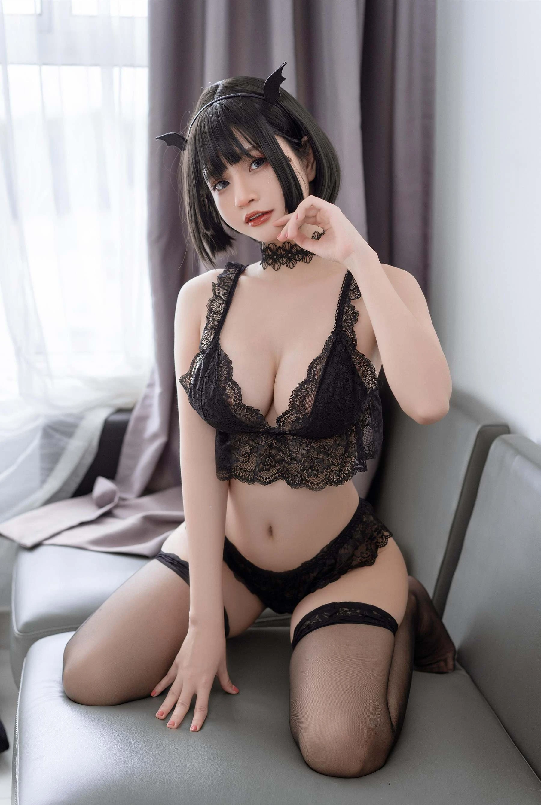 Azami福利 – Black Lace插图5