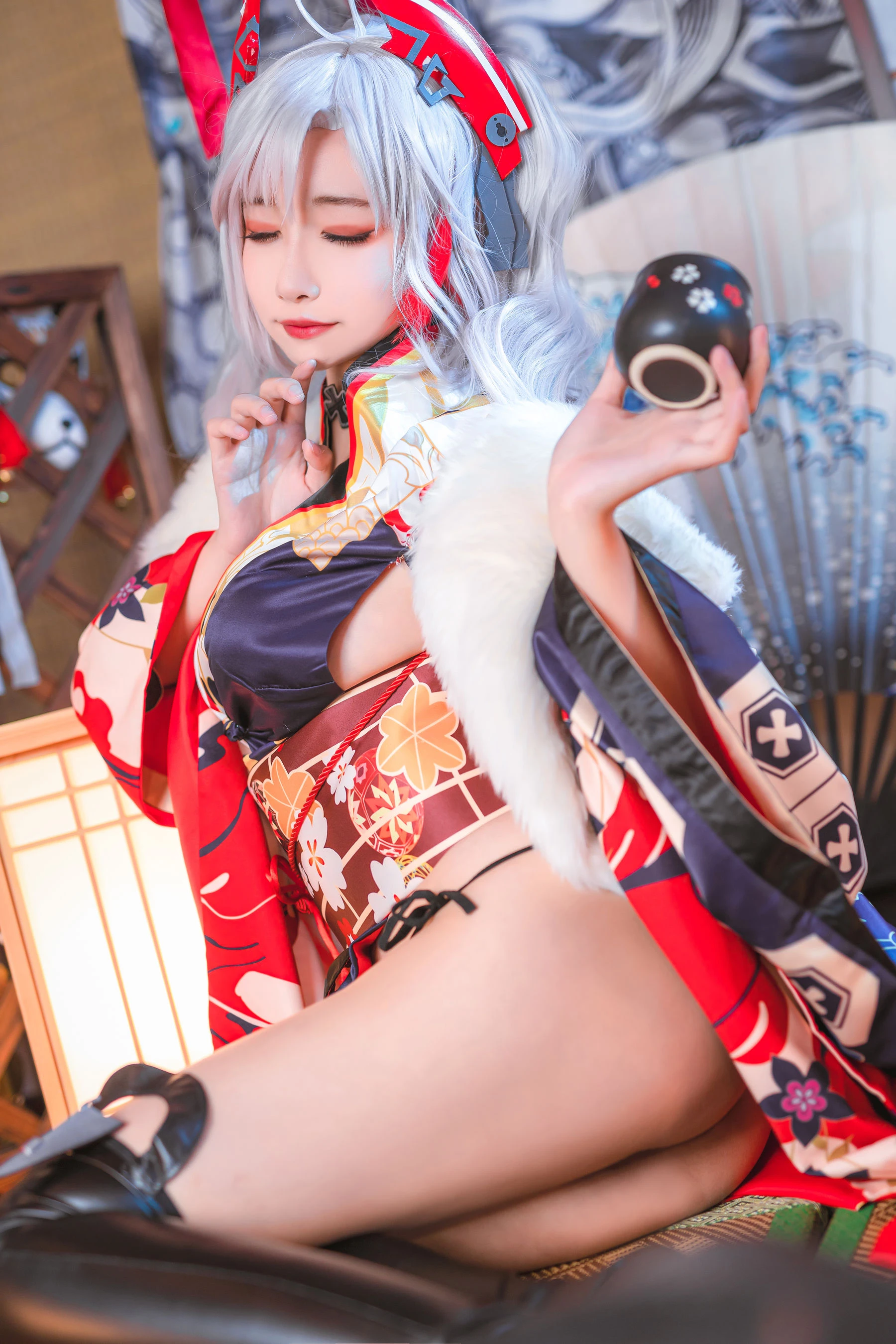 微博妹子Momoko葵葵 – 欧根之和服 [20P]插图3
