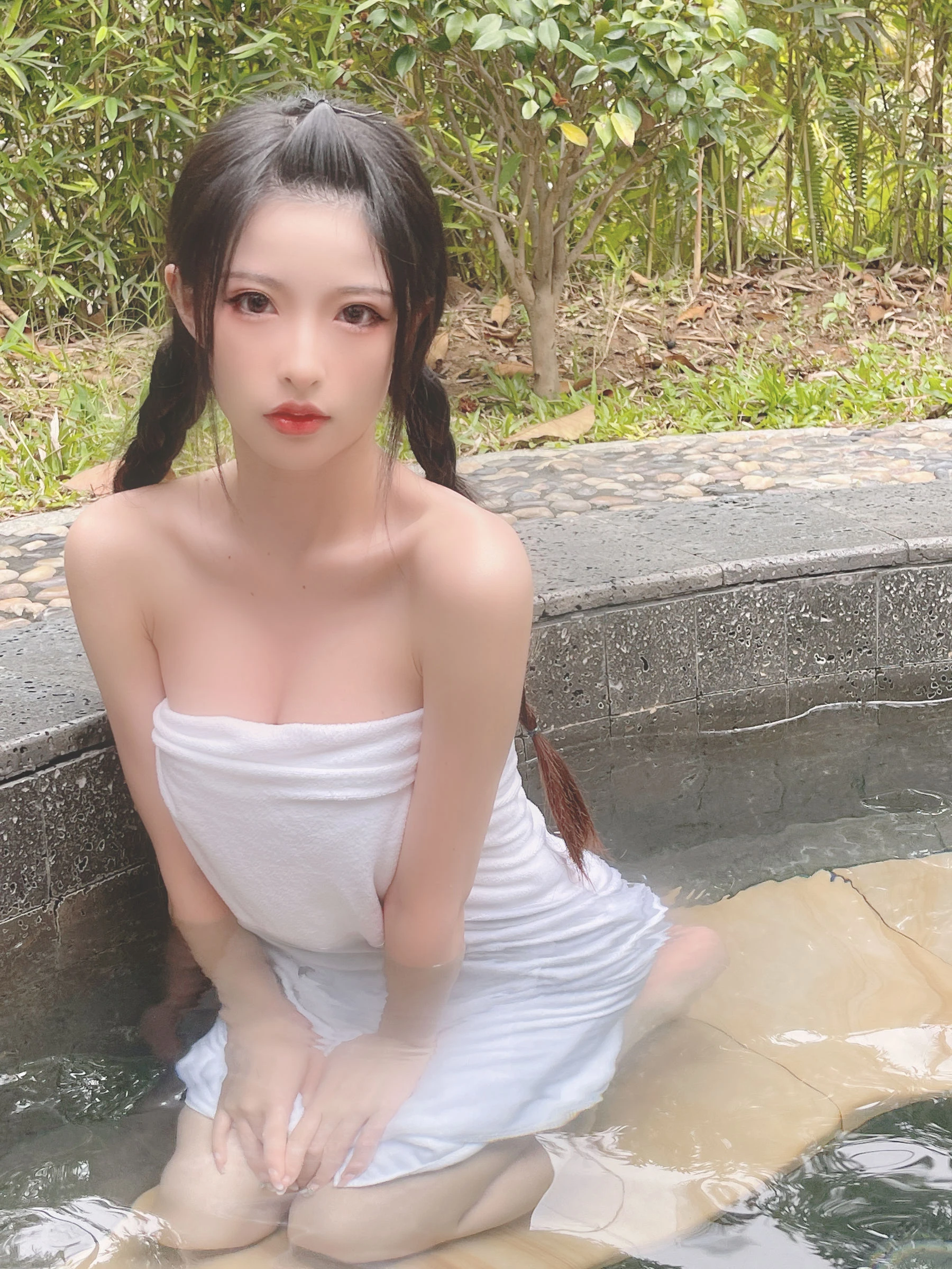 尤物清水由乃 – 温泉浴巾插图3