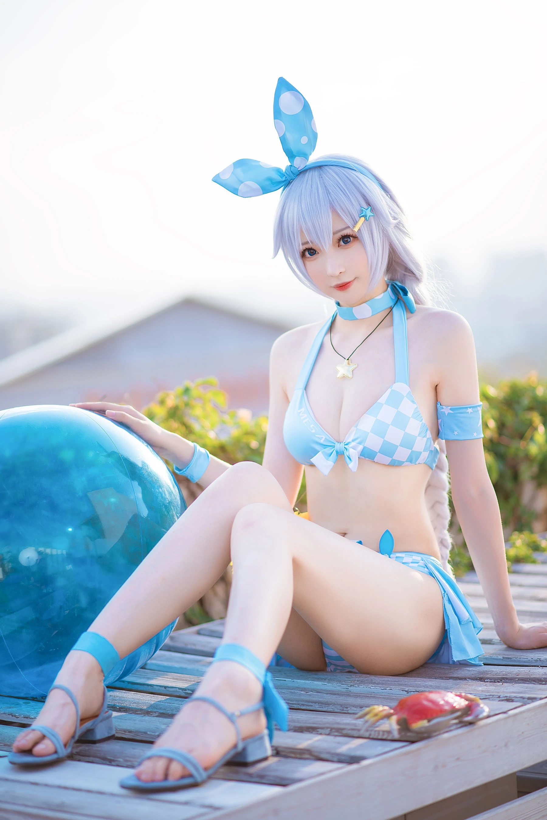 Coser小姐姐南宫 – 琪亚娜泳装 [21P]插图5