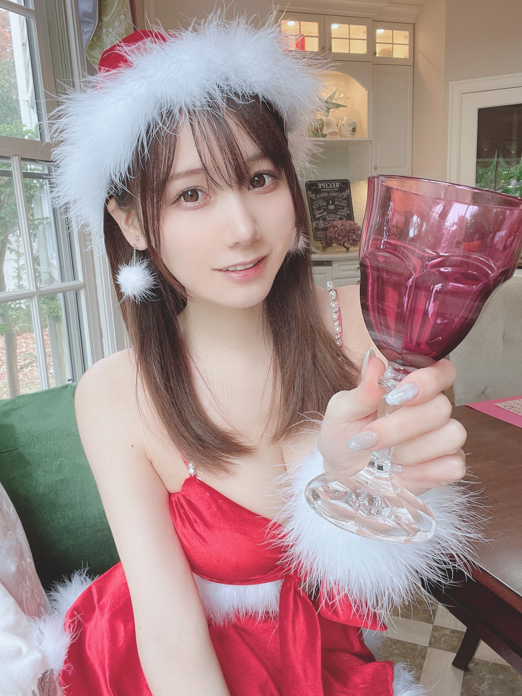 日本甜美COSERけんけん[fantia] 20211224-サンタ插图7