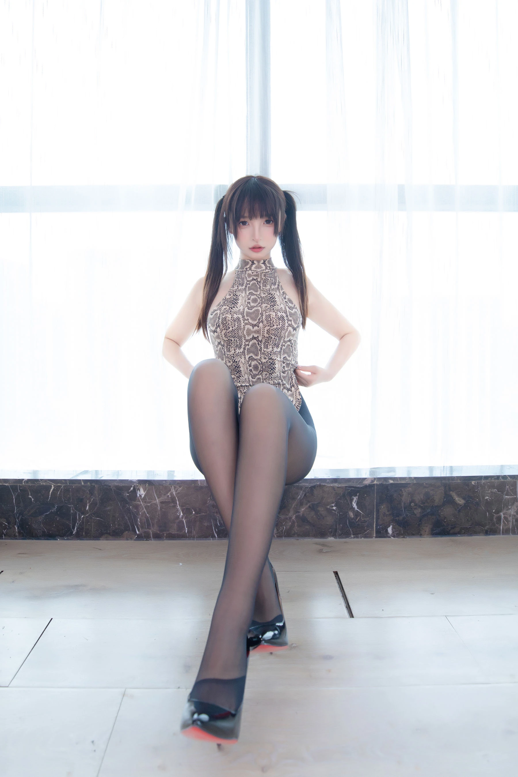 萝莉神楽板真冬 之蟒纹旗袍插图1