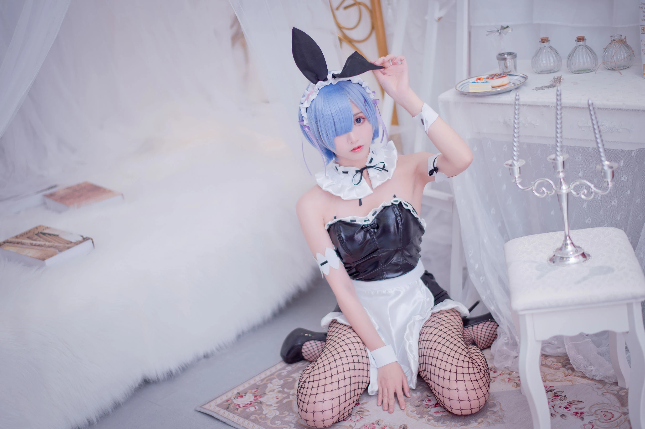 超人气Coser鳗鱼霏儿 蕾姆 [14P]插图5