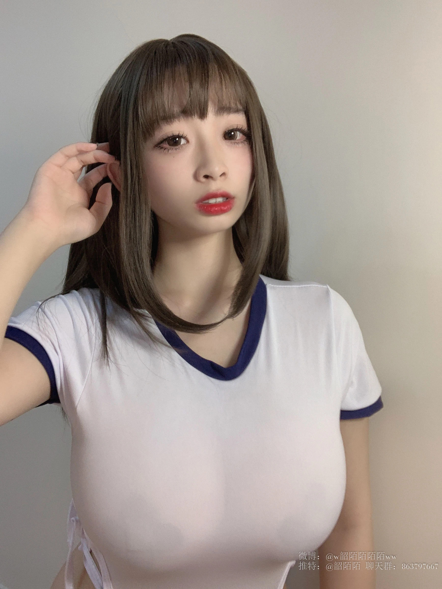 Cosplay美女韶陌陌 体操服插图8