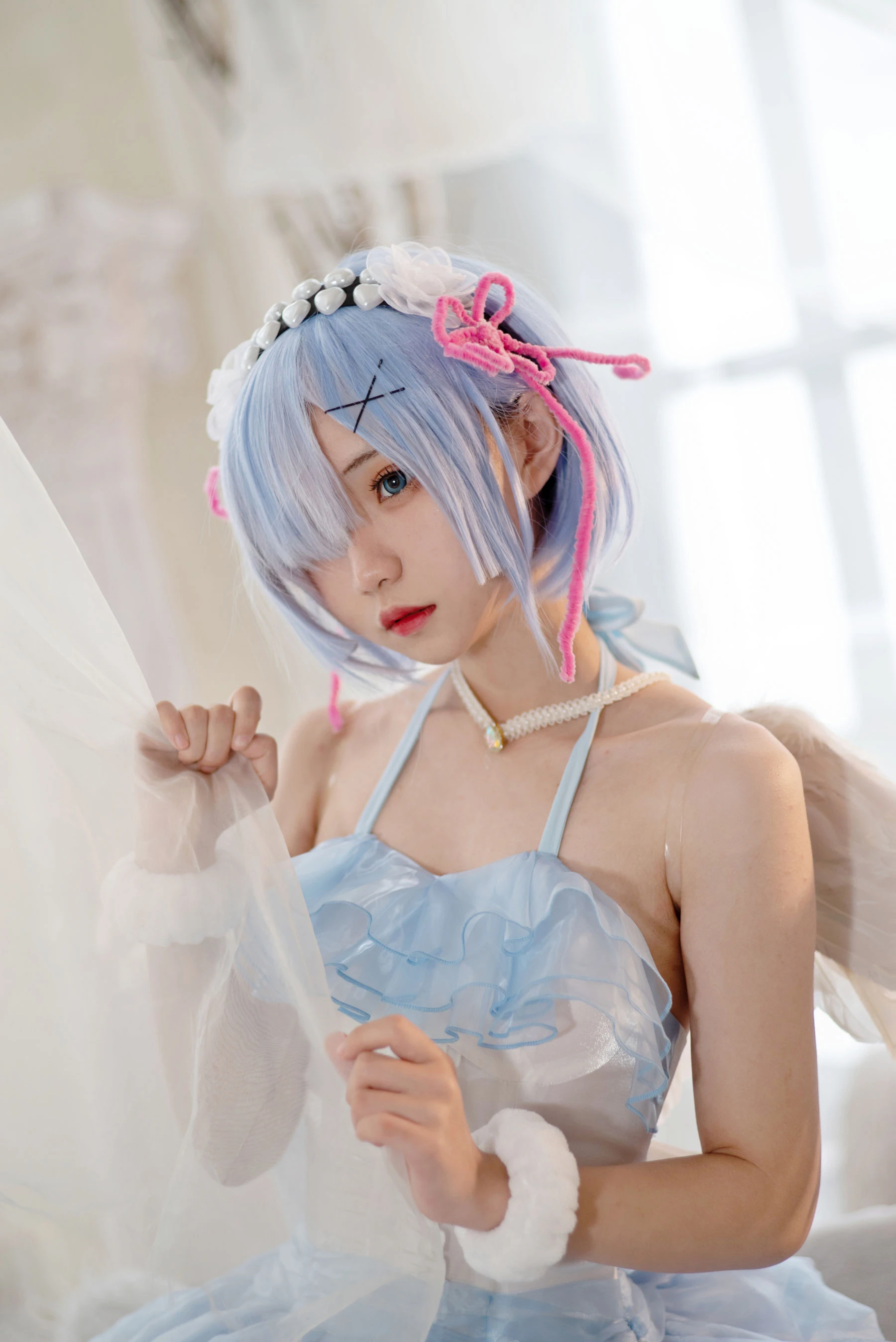 花柒Hana – 蕾姆天使插图4