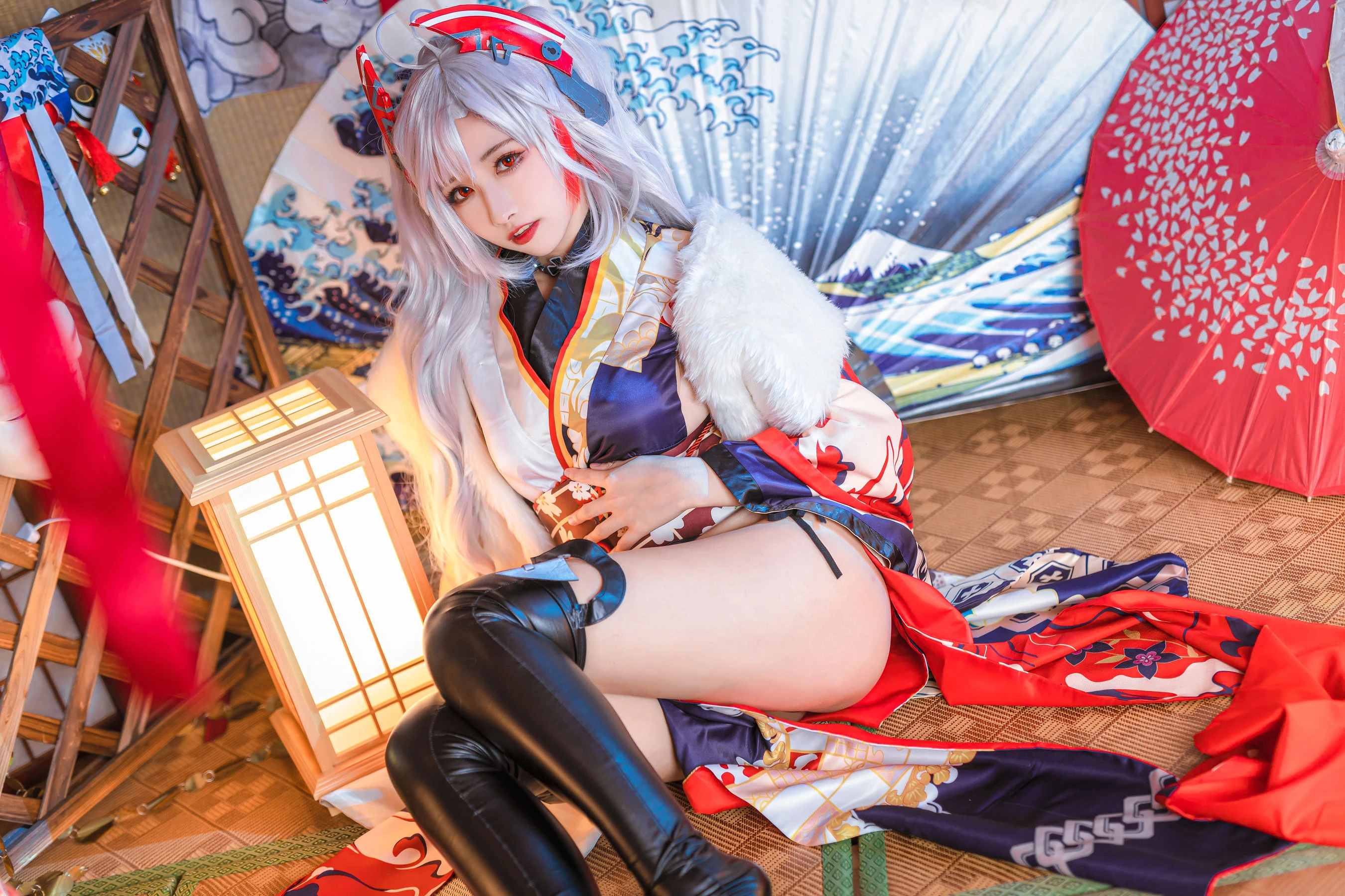 微博妹子Momoko葵葵 – 欧根之和服 [20P]插图4