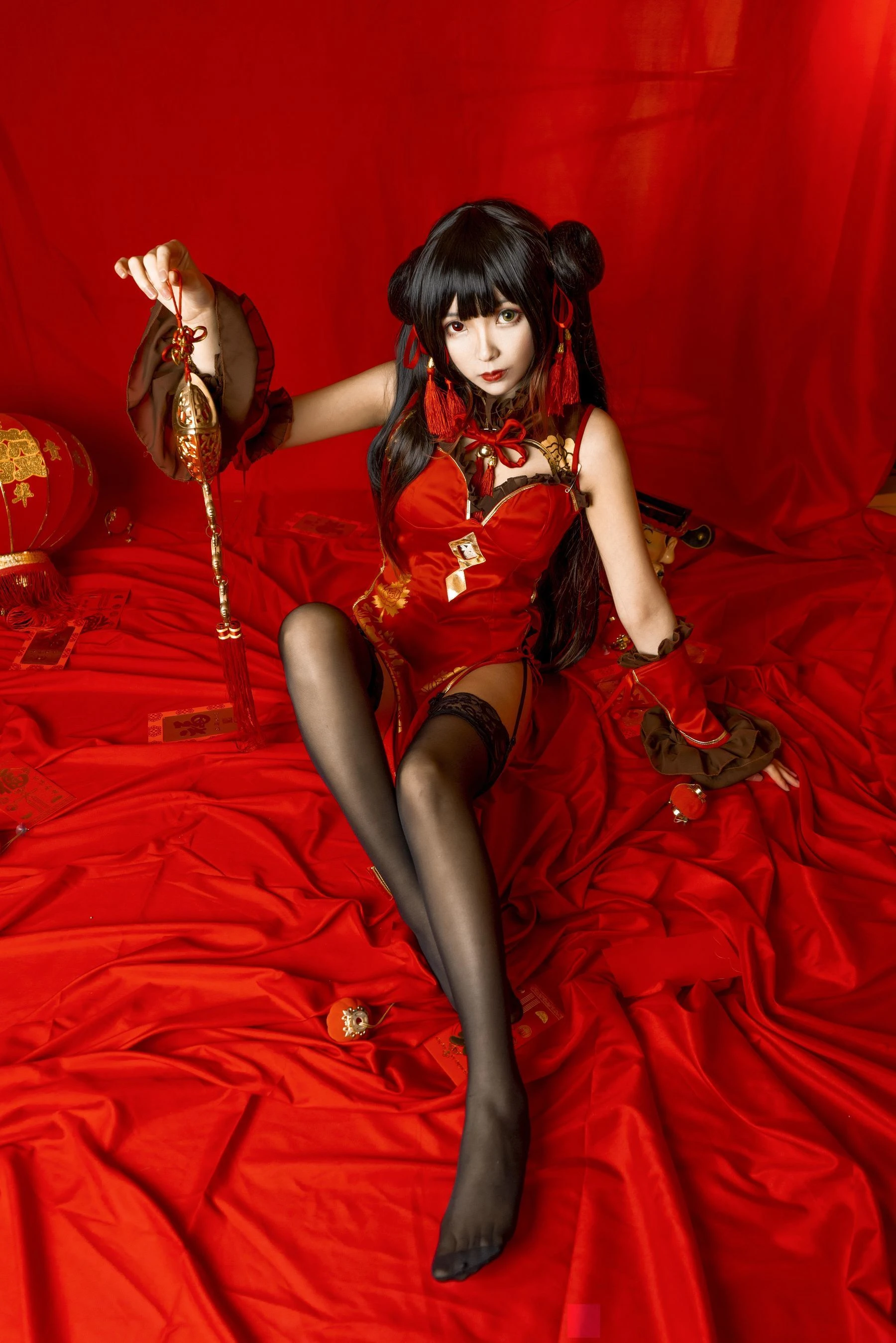 Coser小姐姐妍子坚不可摧 狂三新年插图2