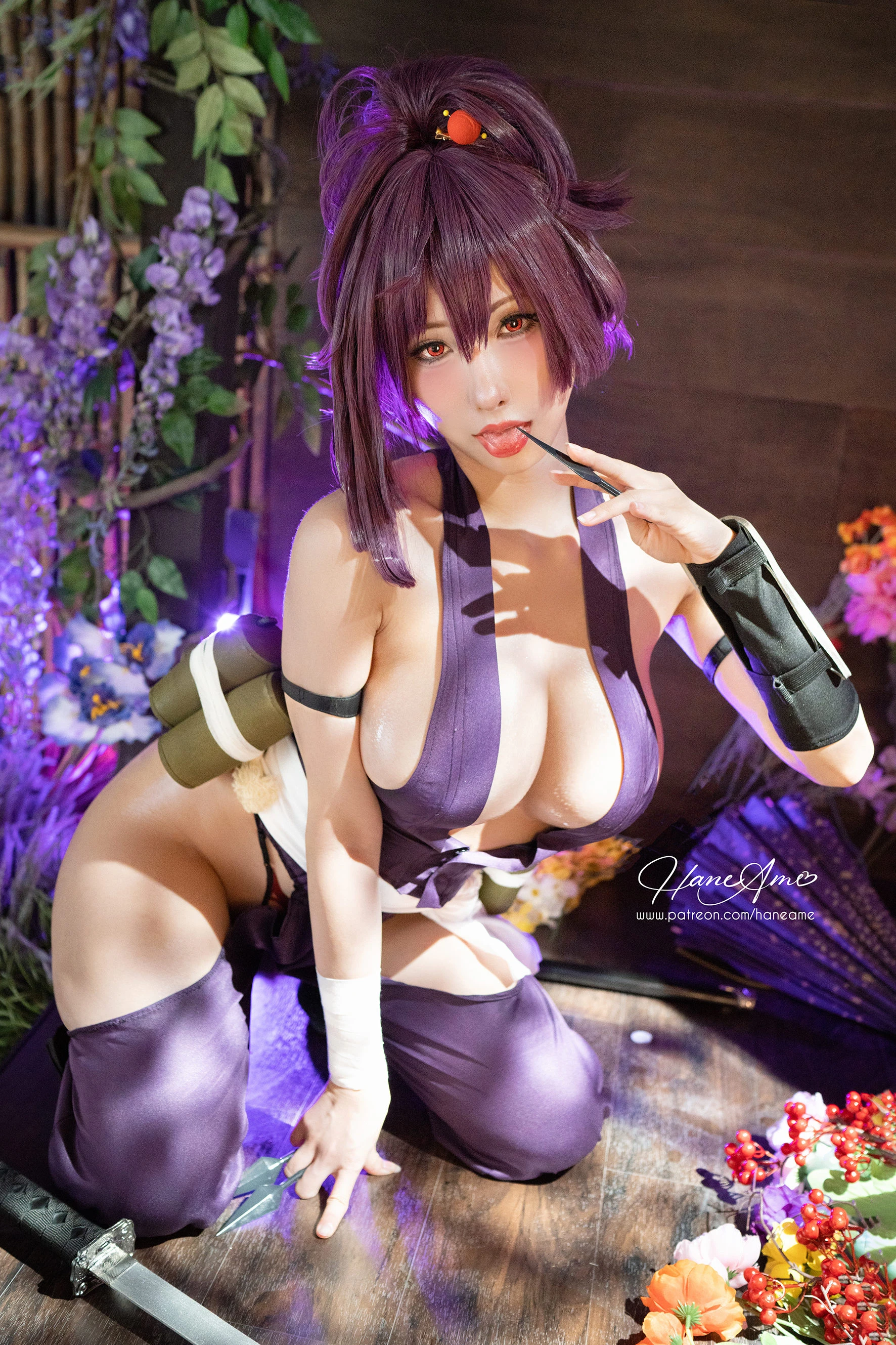 Hane Ame 雨波写真 – Hell’s paradise 地獄樂-杠 [32P]插图3