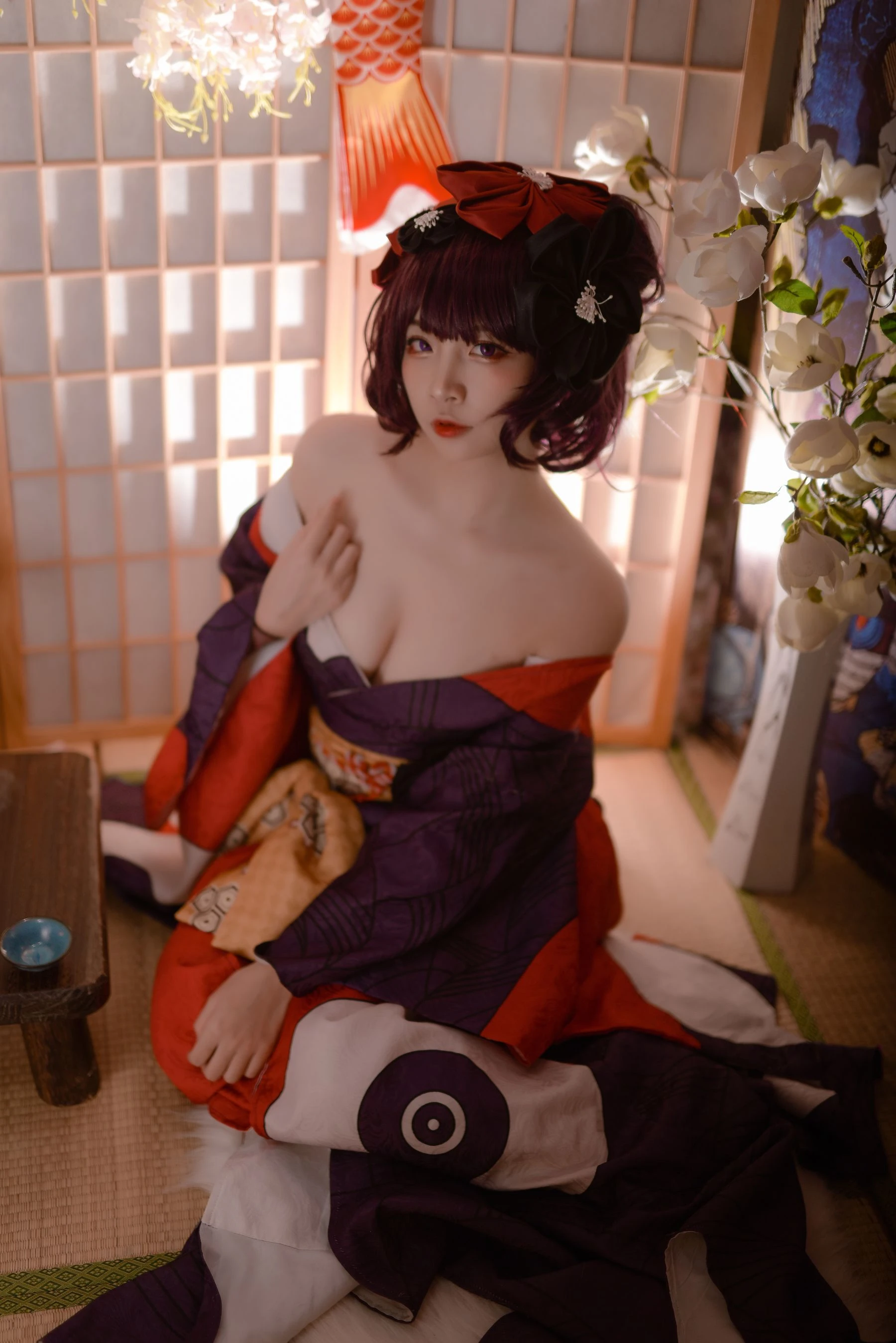 人气Coser二佐Nisa Fate葛饰北斋插图8