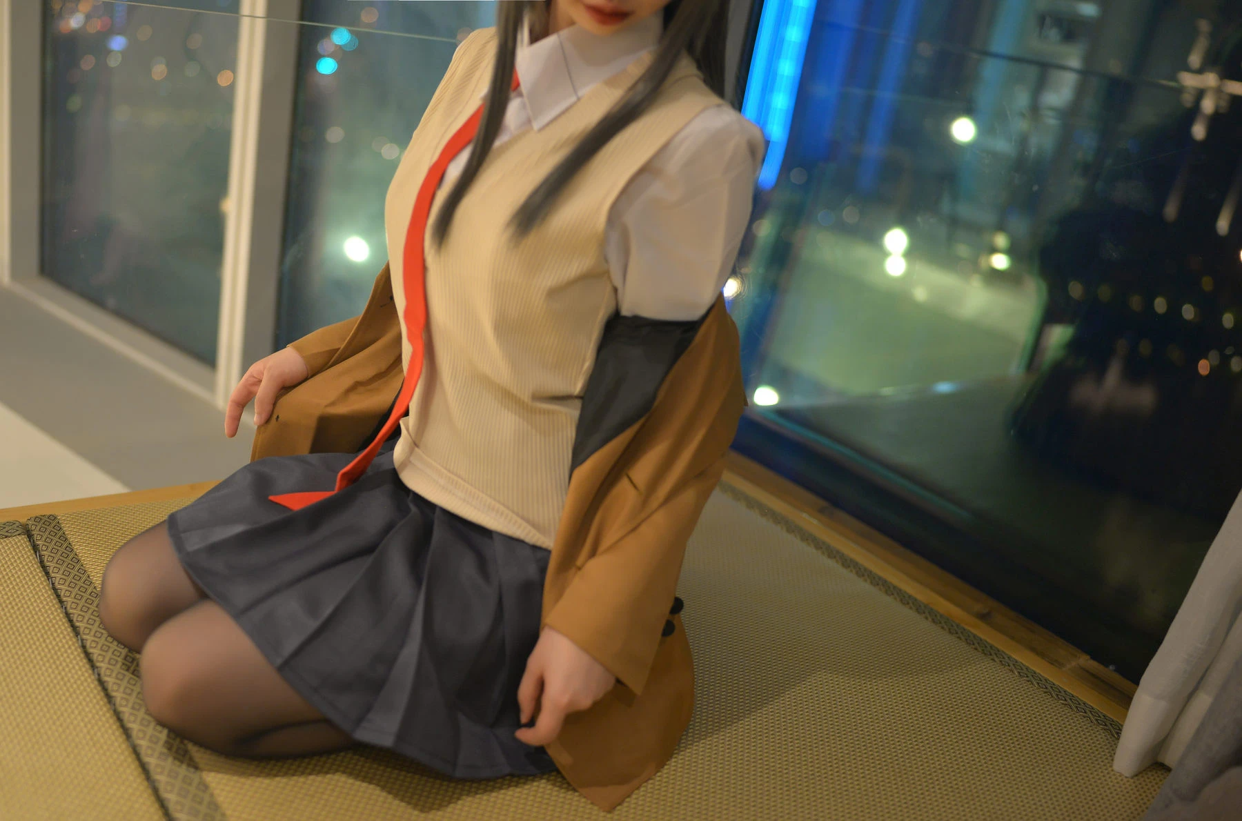 Cos小姐姐雪琪 – 麻衣制服兔女郎 [58P]插图8