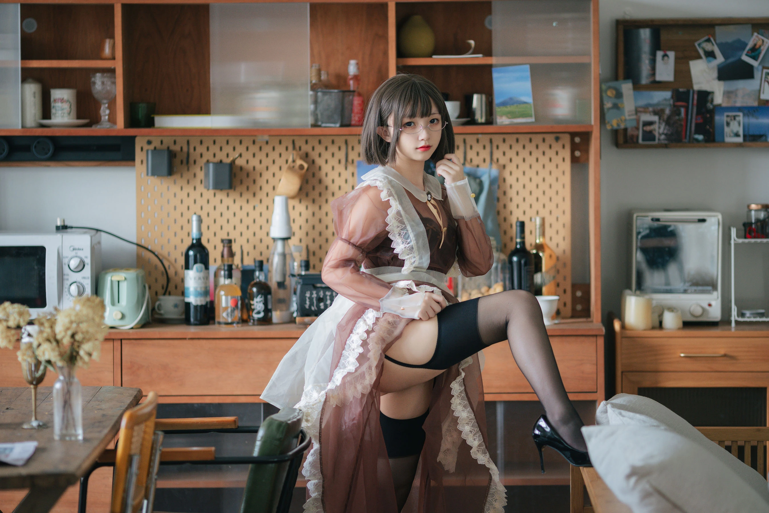 花铃 – 透明女仆 [89P]插图3