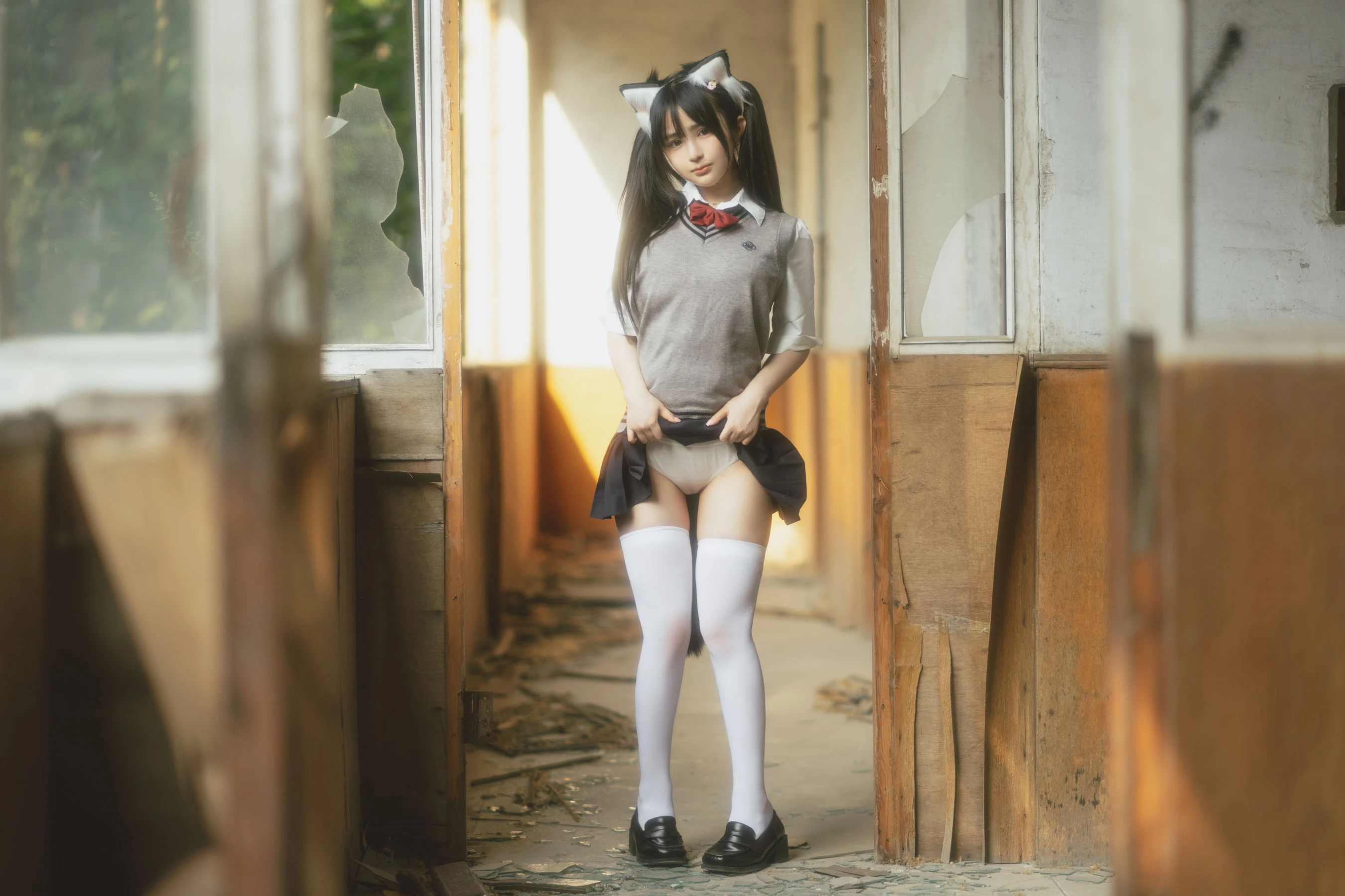 桜井宁宁 – 废墟JK [70P]插图5