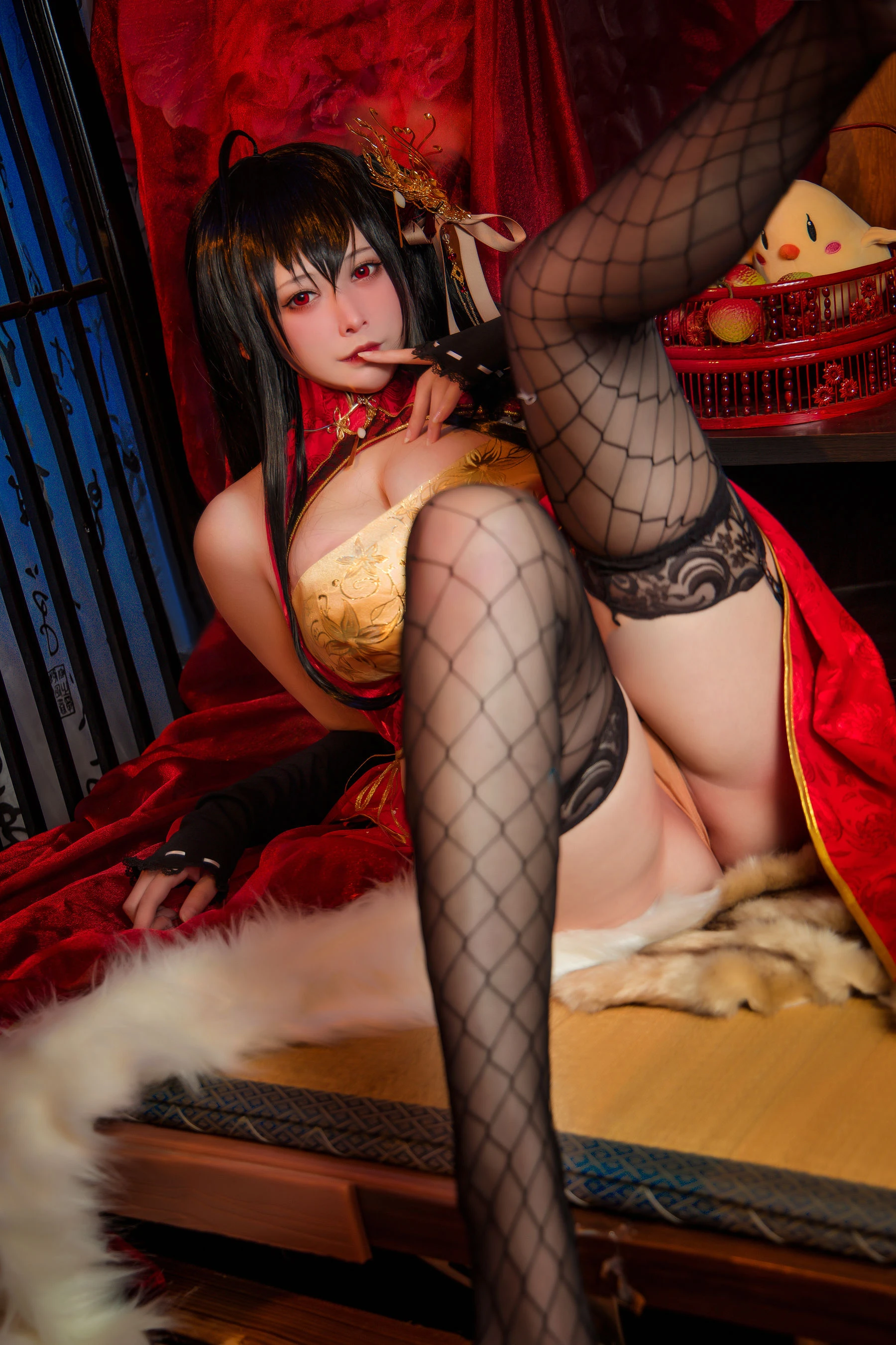 高颜值coser念念_D – 大凤旗袍插图5