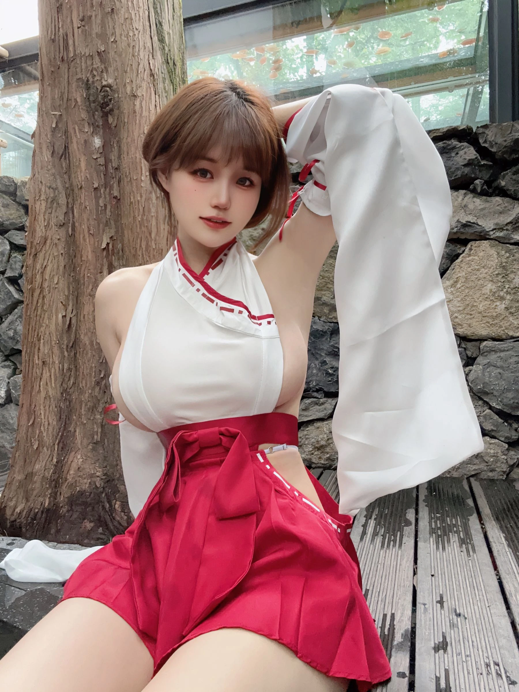 动漫博主小仓千代wfantia – 2023-04-06 巫女与汤池 [14P]插图3