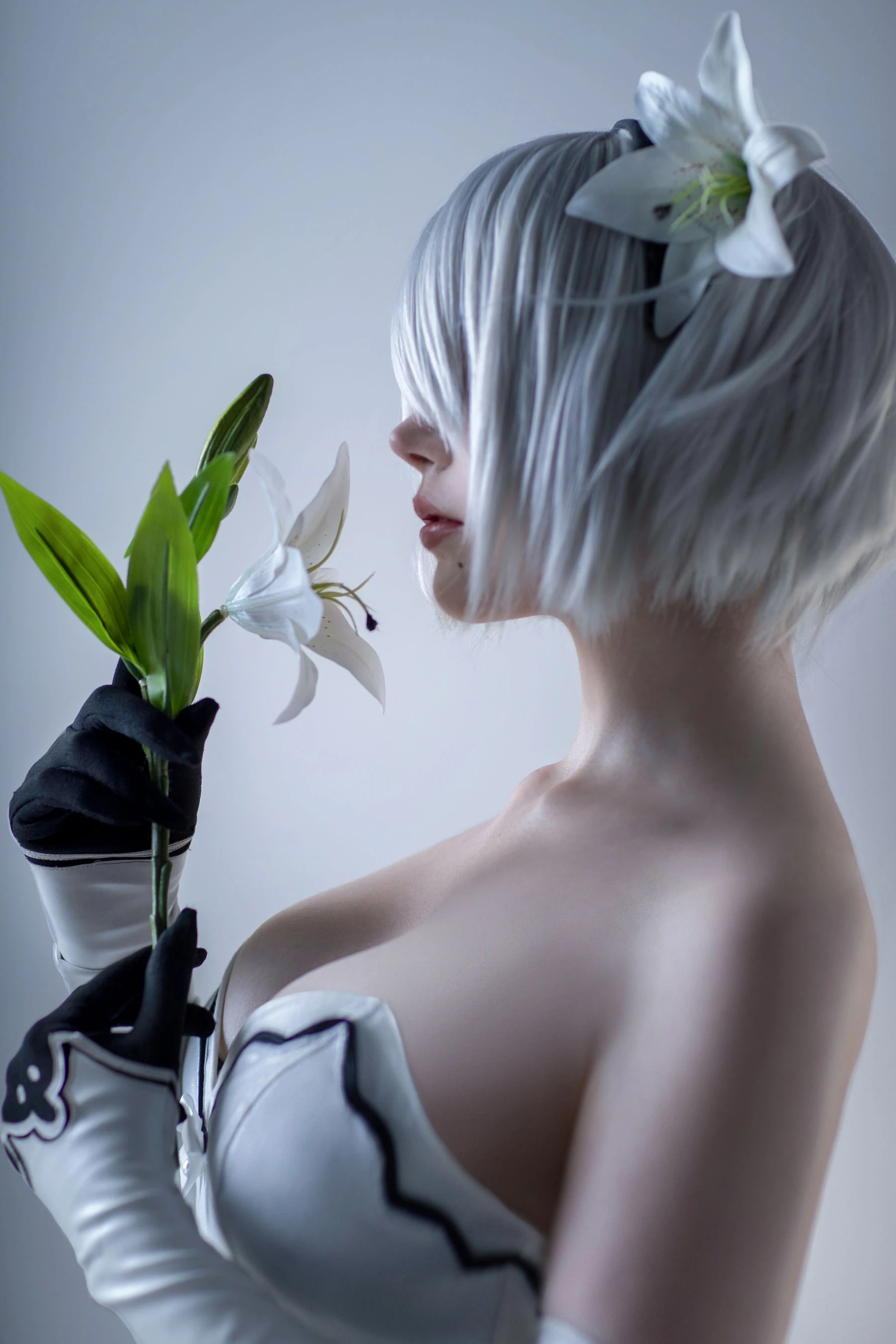 国外美女SayaTheFox – 2B Floral [10P]插图3