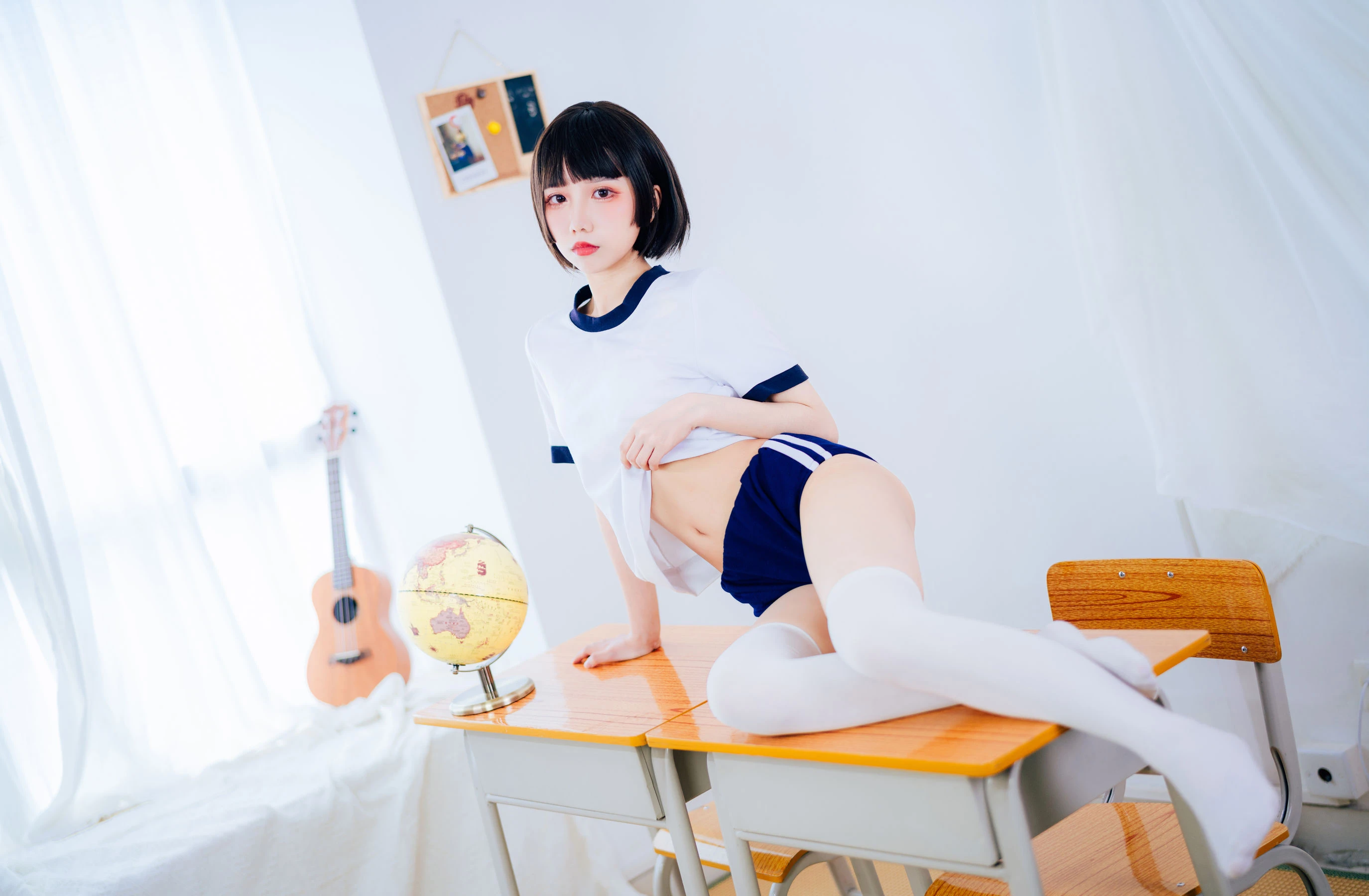 动漫博主果咩酱w – 体操服插图4