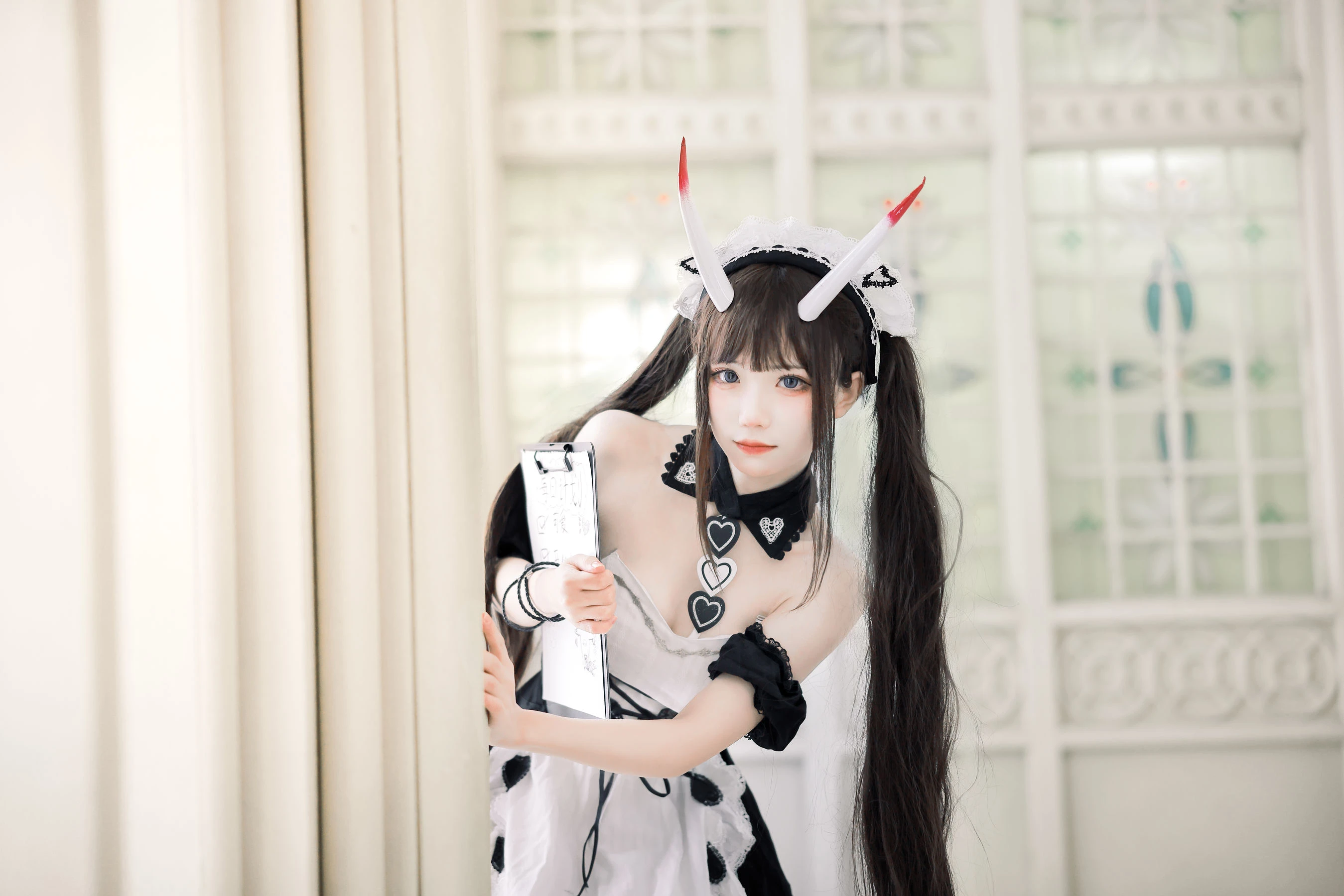 花柒Hana – 能代女仆 [21P]插图6