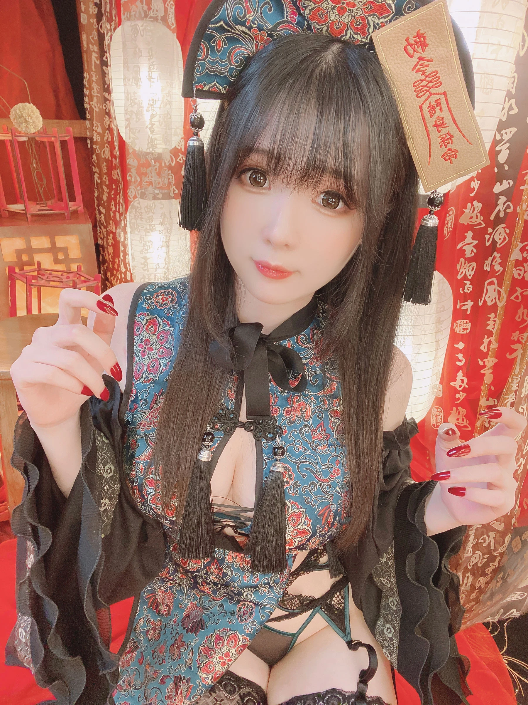 微博妹纸霜月shimo – キョンシーちゃん自撮り [20P]插图6
