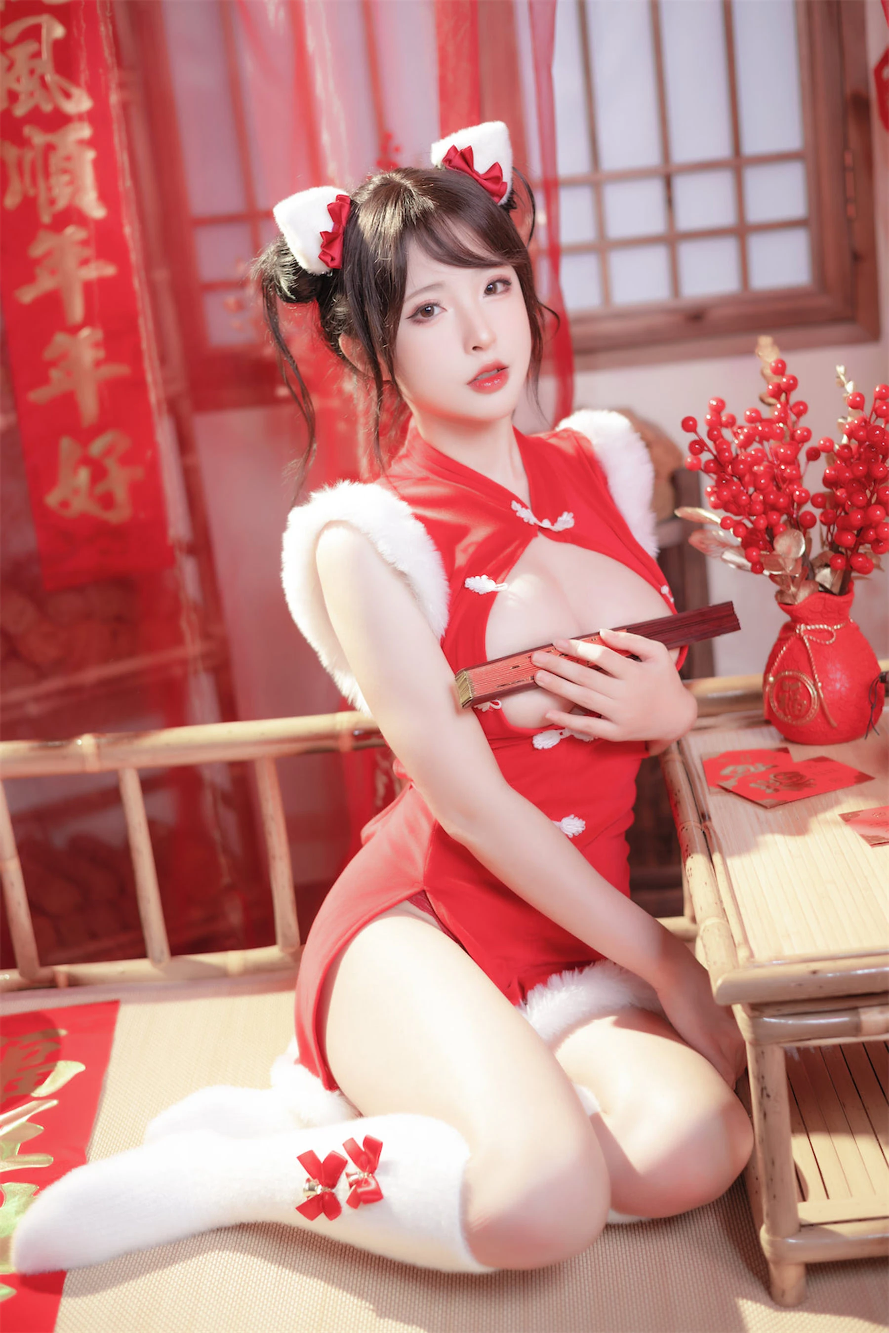清水由乃 – 新年旗袍 [77P]插图6