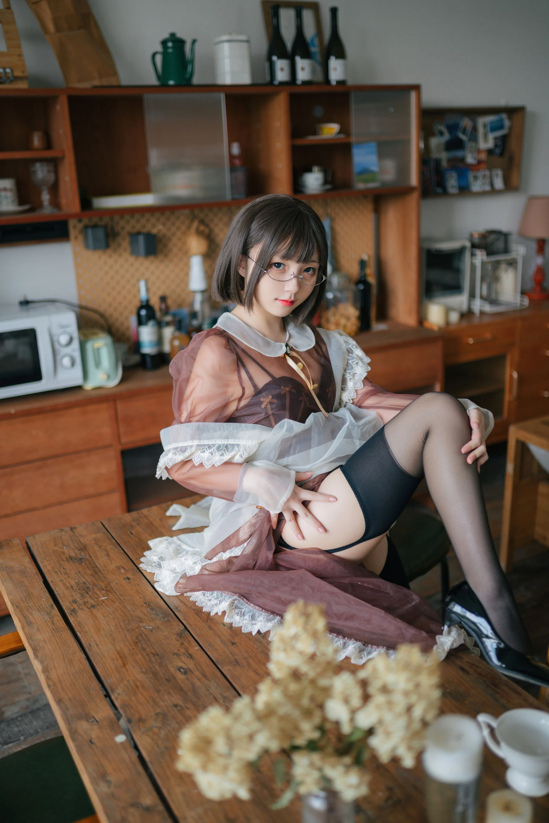 花铃 – 透明女仆 [89P]插图4
