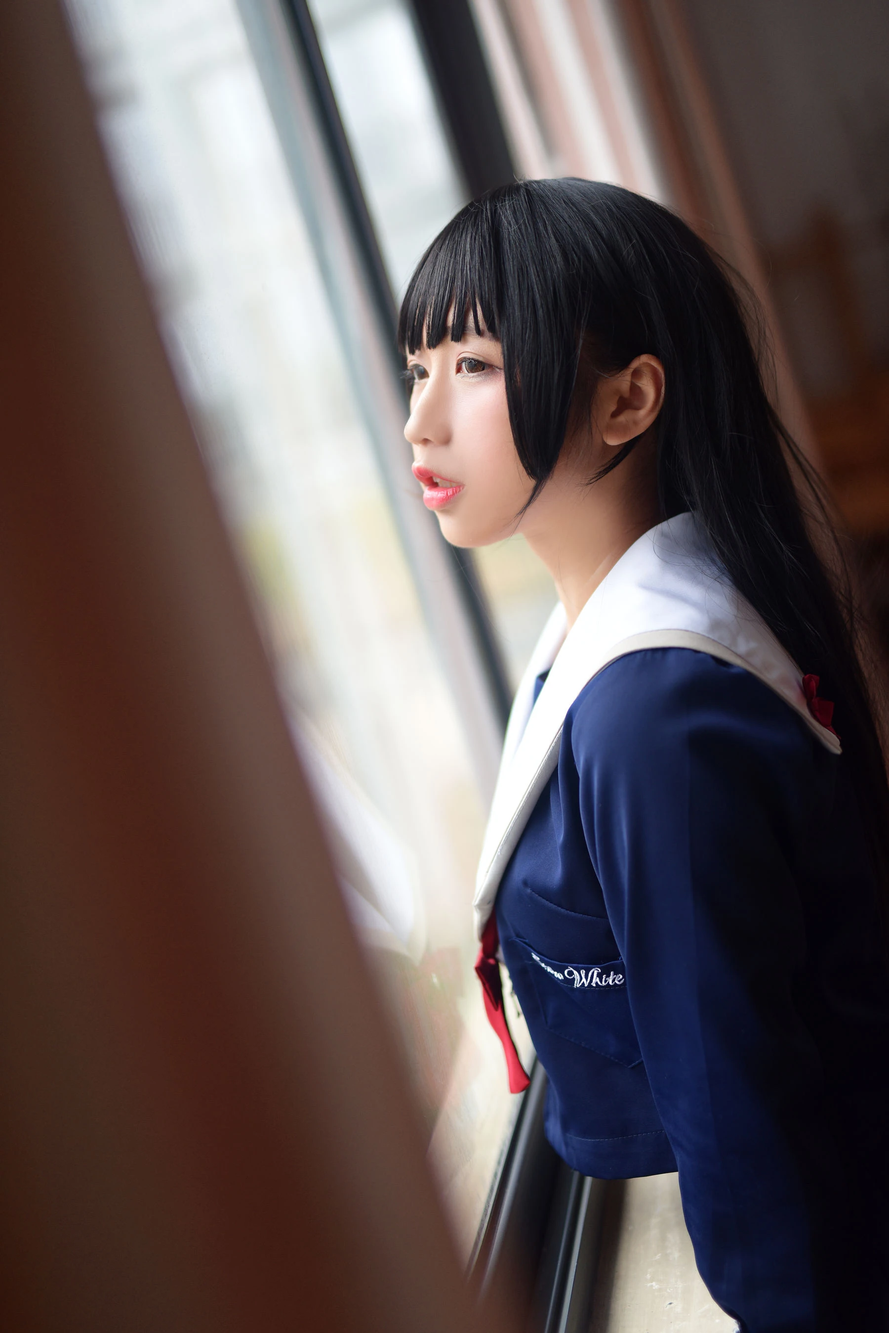 动漫博主九曲Jean JK露脐制服插图7