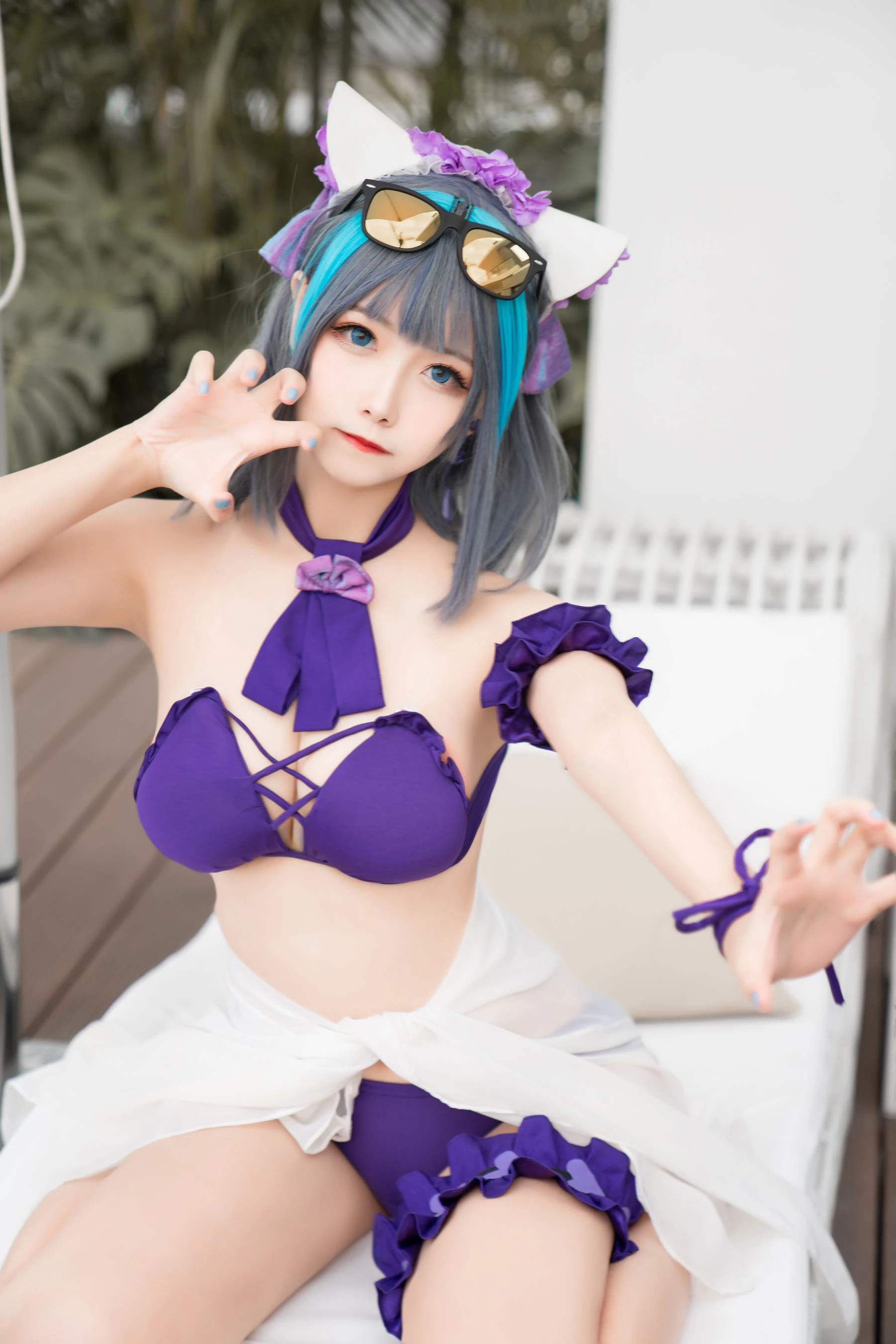 微博妹子Momoko葵葵 – 柴郡水着 [40P]插图6
