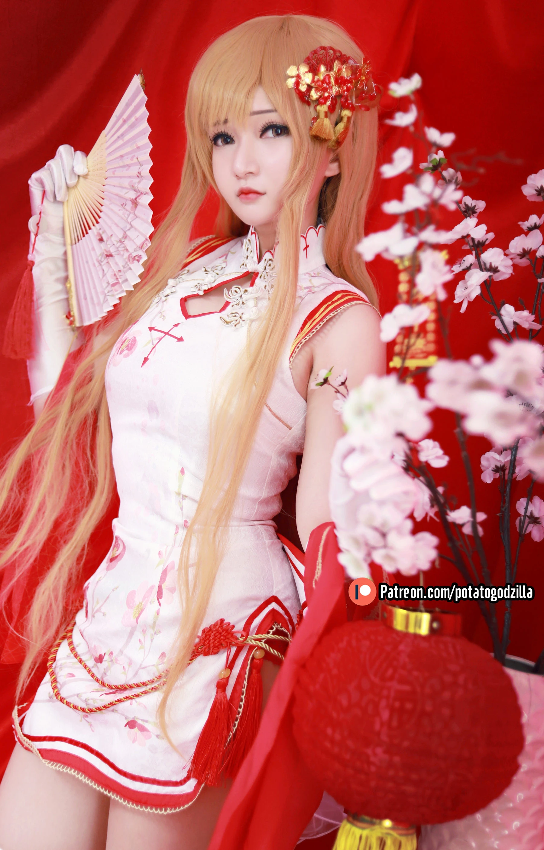 Potato Godzilla – Asuna Yuuki Qipao [53P]插图6