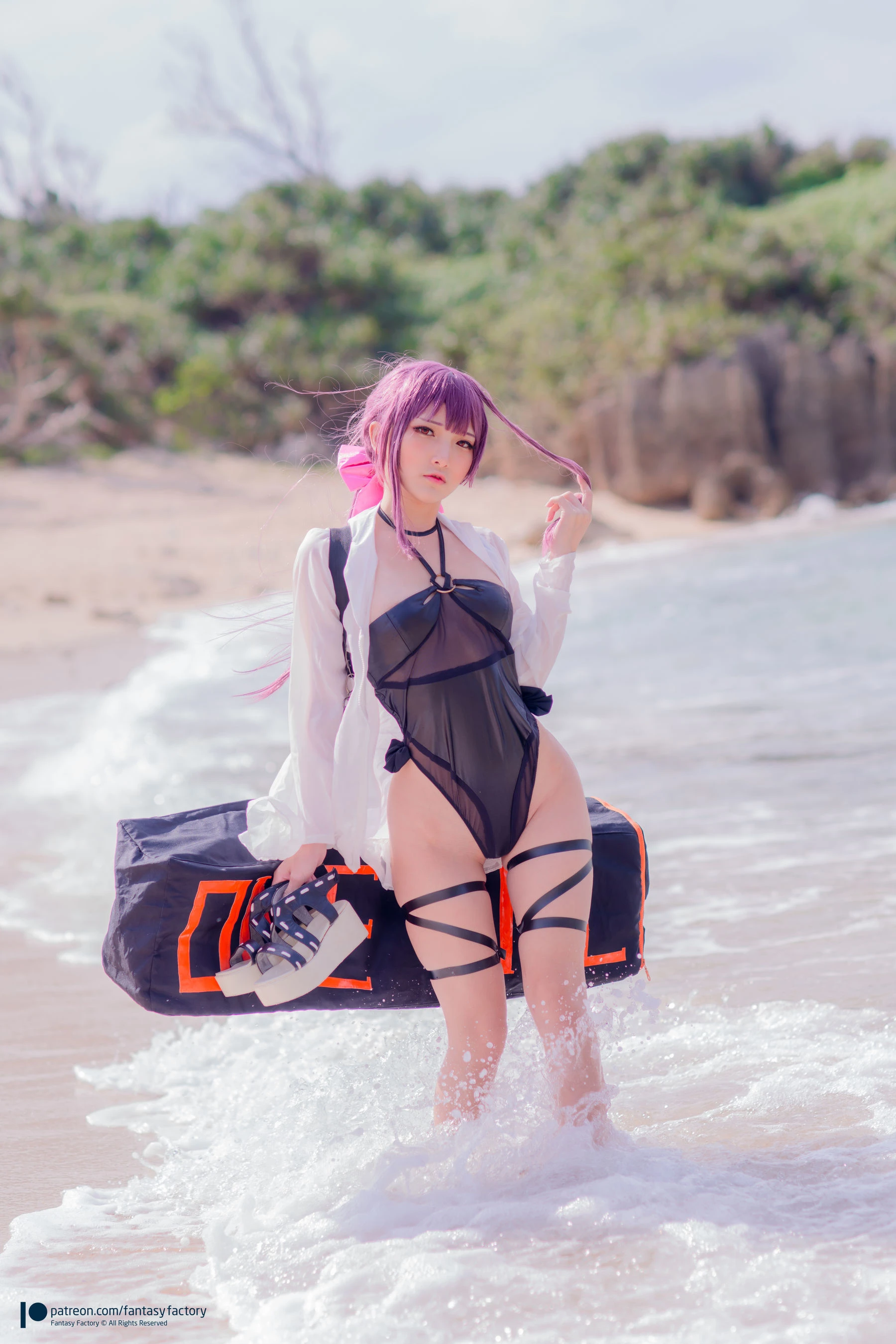 [Fantasy Factory] 小丁Cosplay – 海滩风情插图4