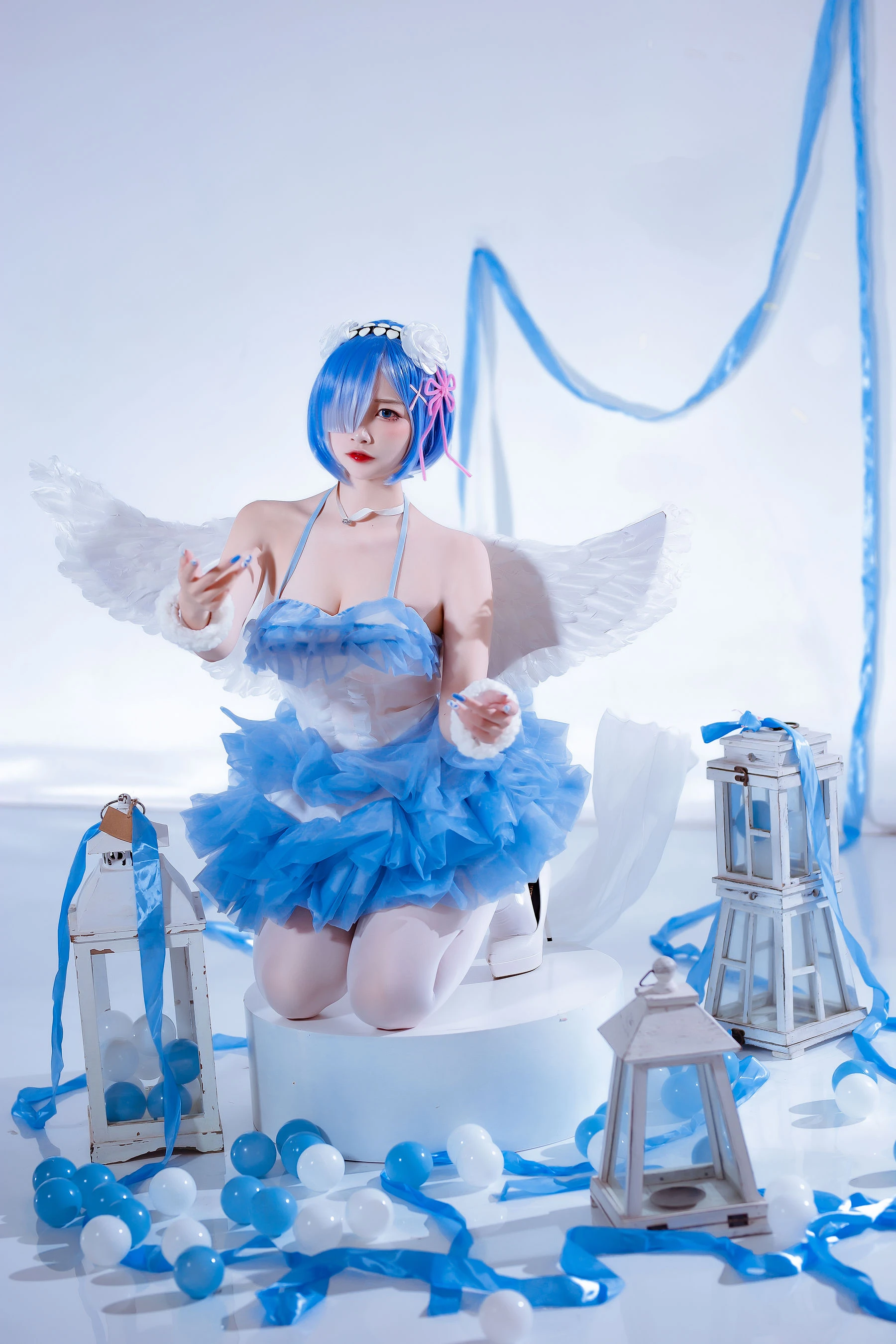 人气Coser二佐Nisa – 蕾姆天使 [15P]插图4