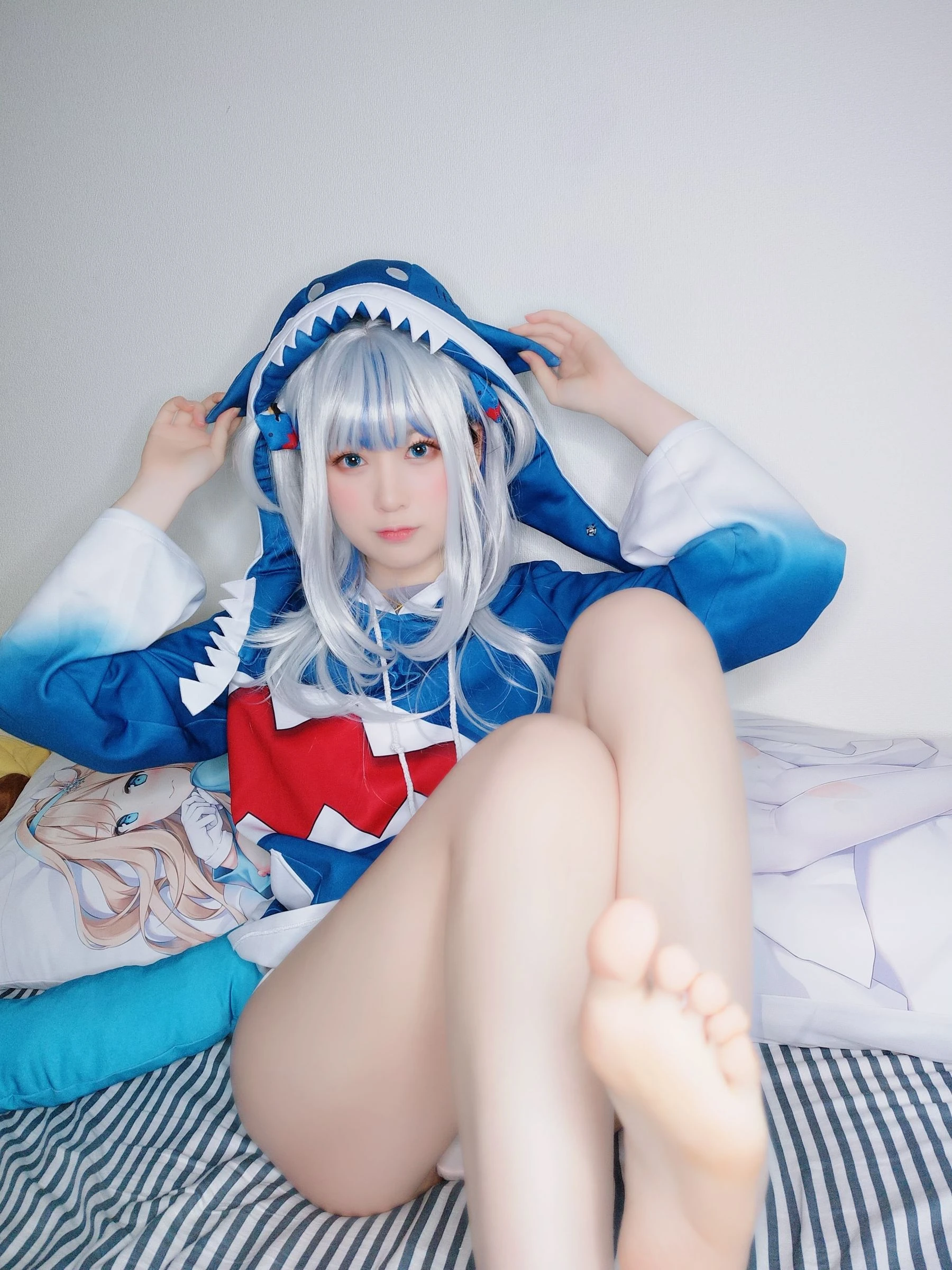 Yuki亭 – Gawer gura cosplay [14P]插图4